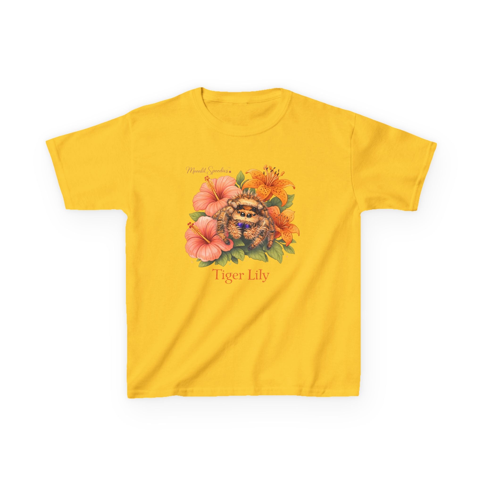 Kids Tee — Tiger Lily Floral Graphic