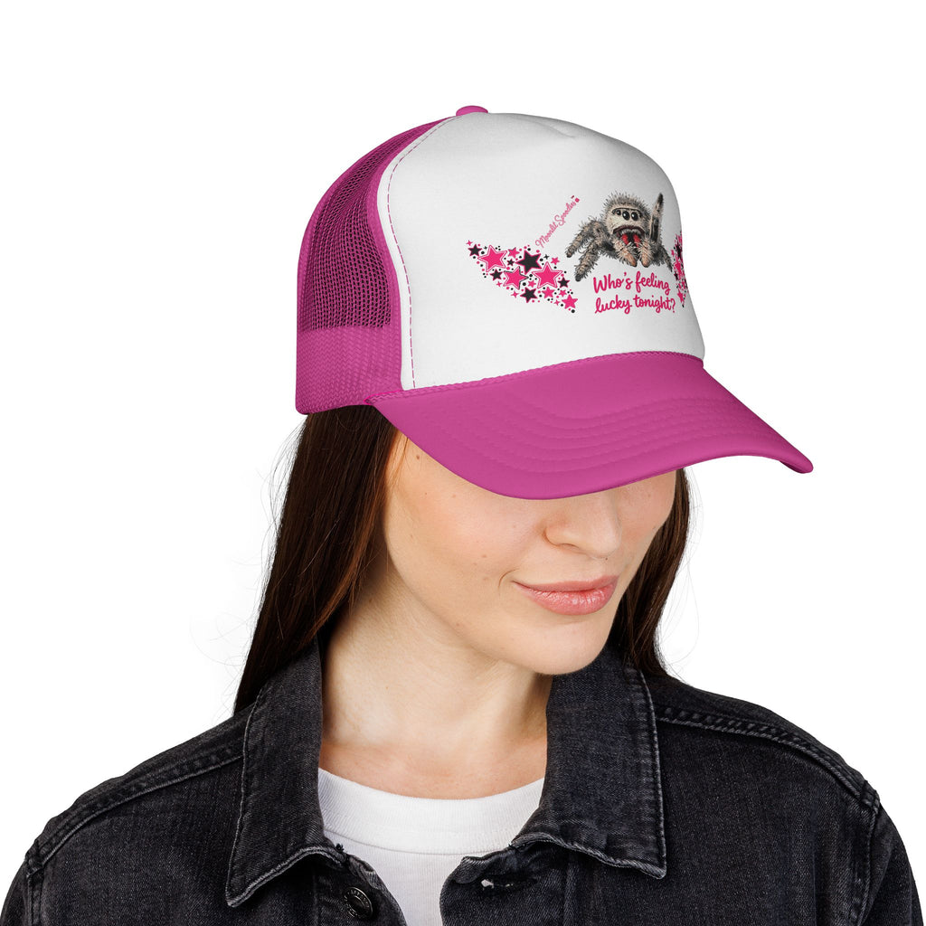 Trucker Cap — 'Who's Feeling Lucky Tonight' Lucky Spider