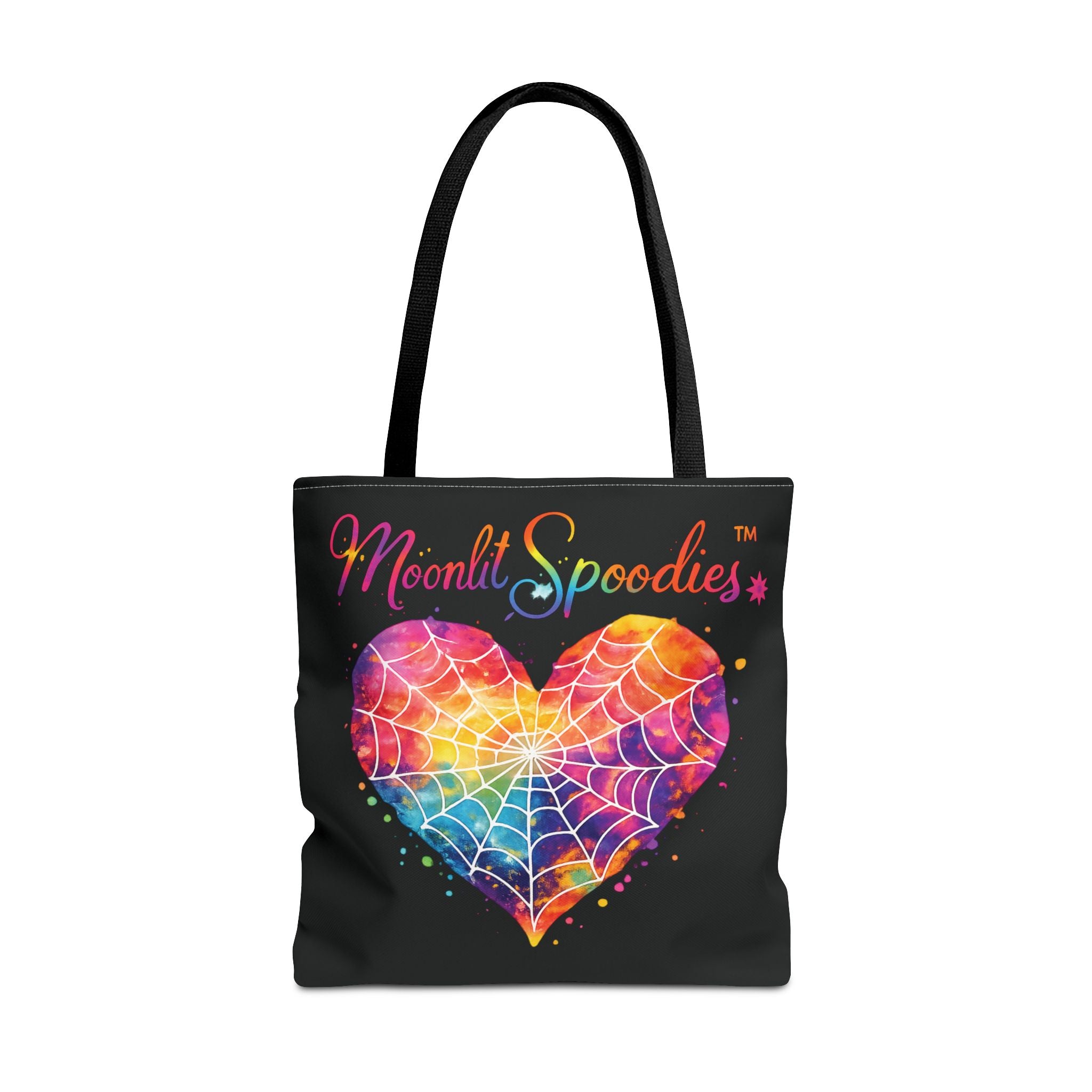 Moonlit Spoodies Rainbow Heart Tote Bag