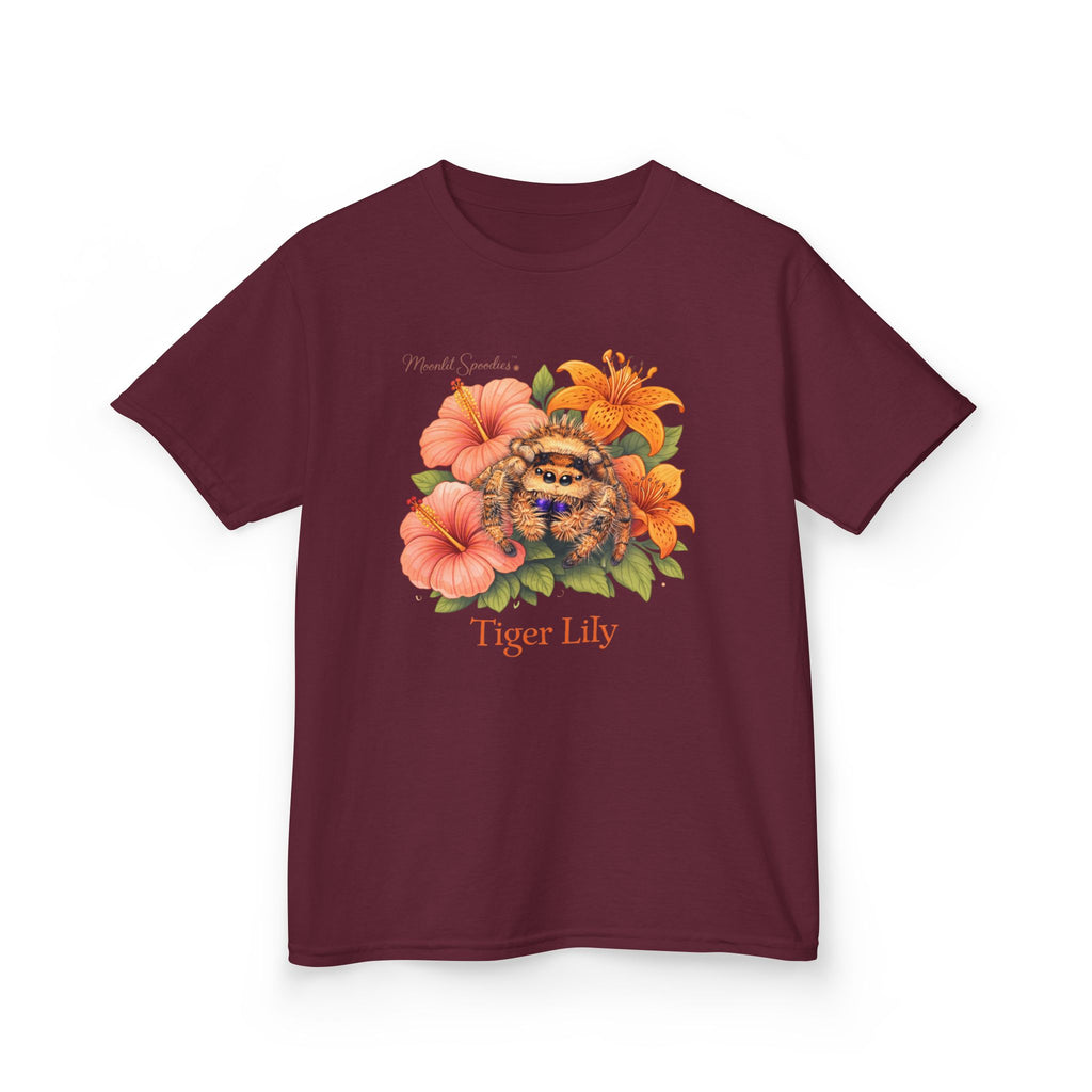 Kids Tee — Tiger Lily Floral Graphic