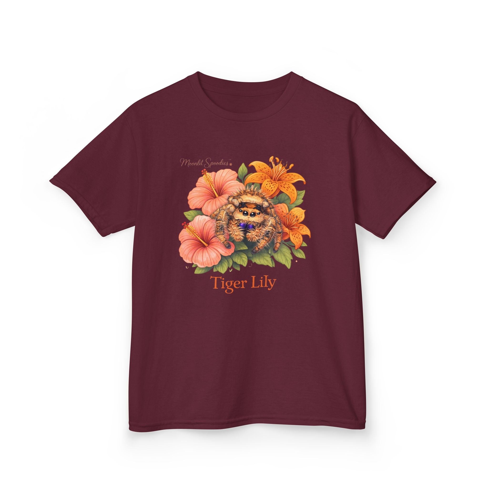 Kids Tee — Tiger Lily Floral Graphic