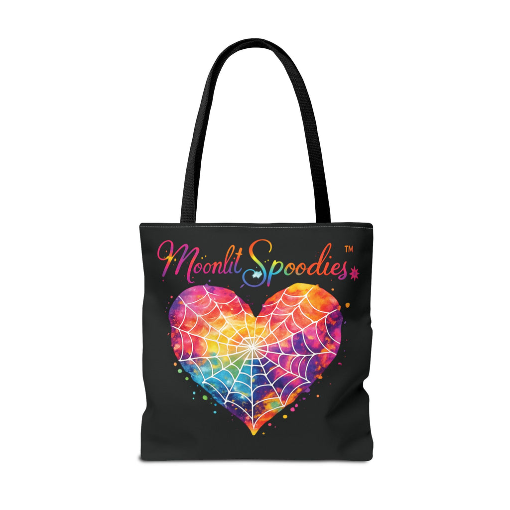Moonlit Spoodies Rainbow Heart Tote Bag