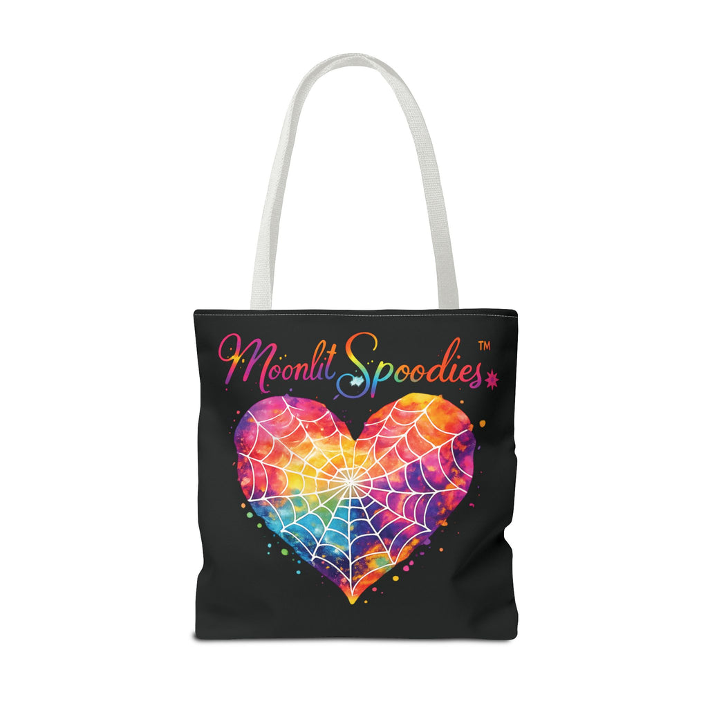 Moonlit Spoodies Rainbow Heart Tote Bag