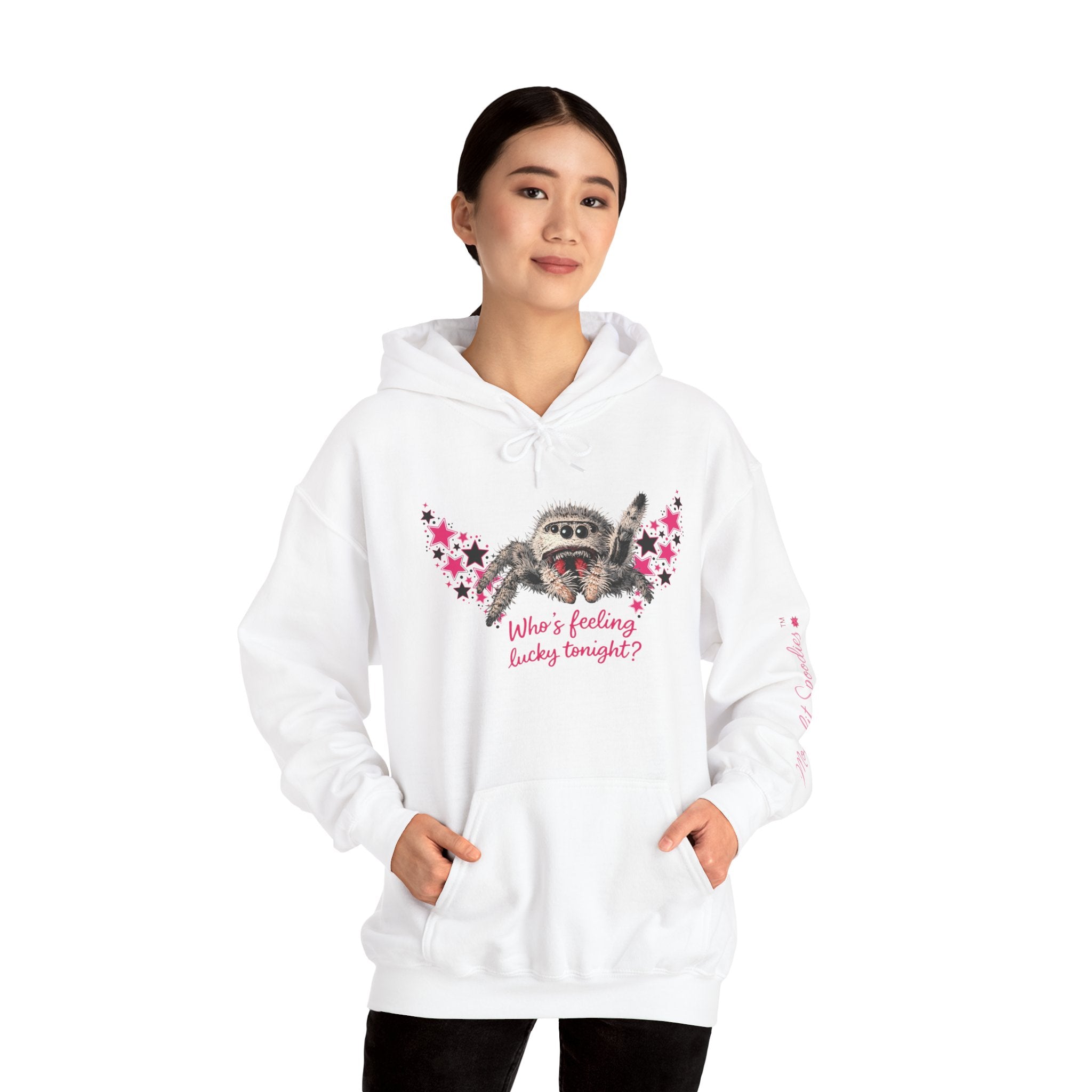 Hoodie — Featuring Lucky “Who’s Feeling Lucky Tonight?” Plush Halloween Pullover