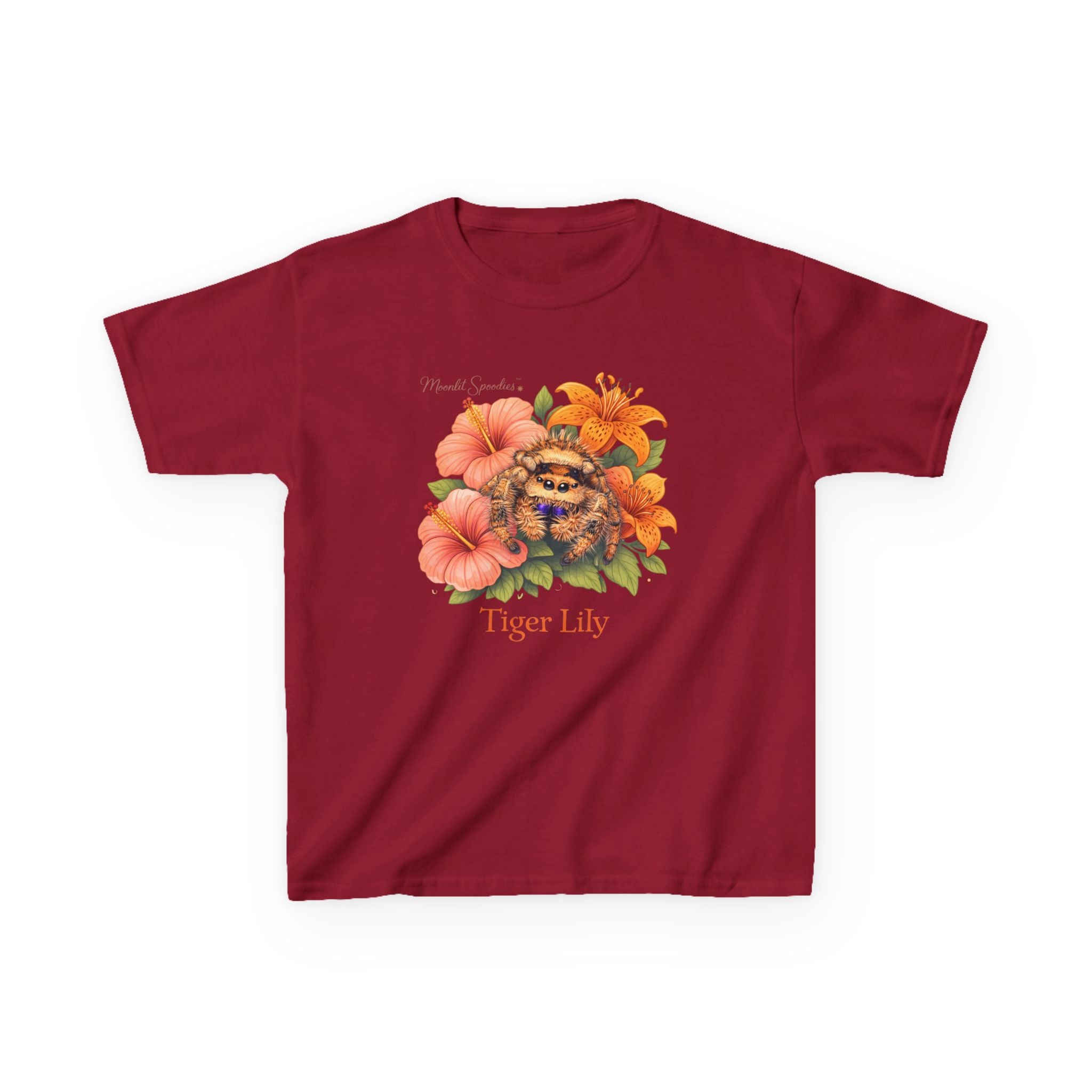 Kids Tee — Tiger Lily Floral Graphic
