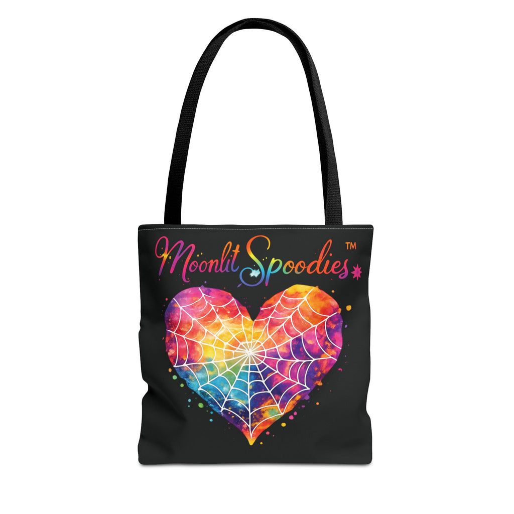 Moonlit Spoodies Rainbow Heart Tote Bag