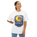 Moonlit Spoodies Tee — Cute Spider on Crescent Moon Graphic Shirt