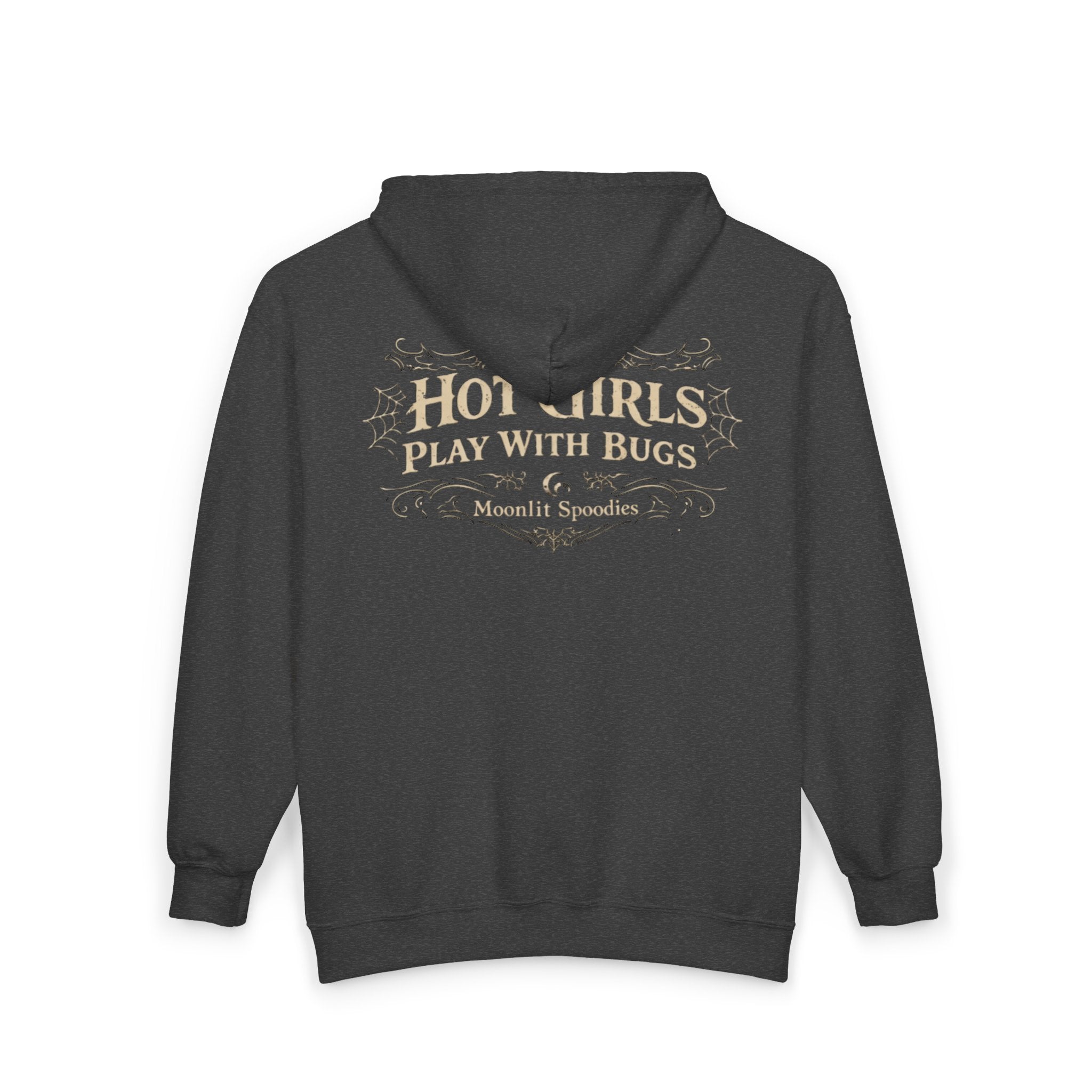 Hot Girls Play With Bugs Zip Hoodie — Moonlit Spoodies Graphic Jacket