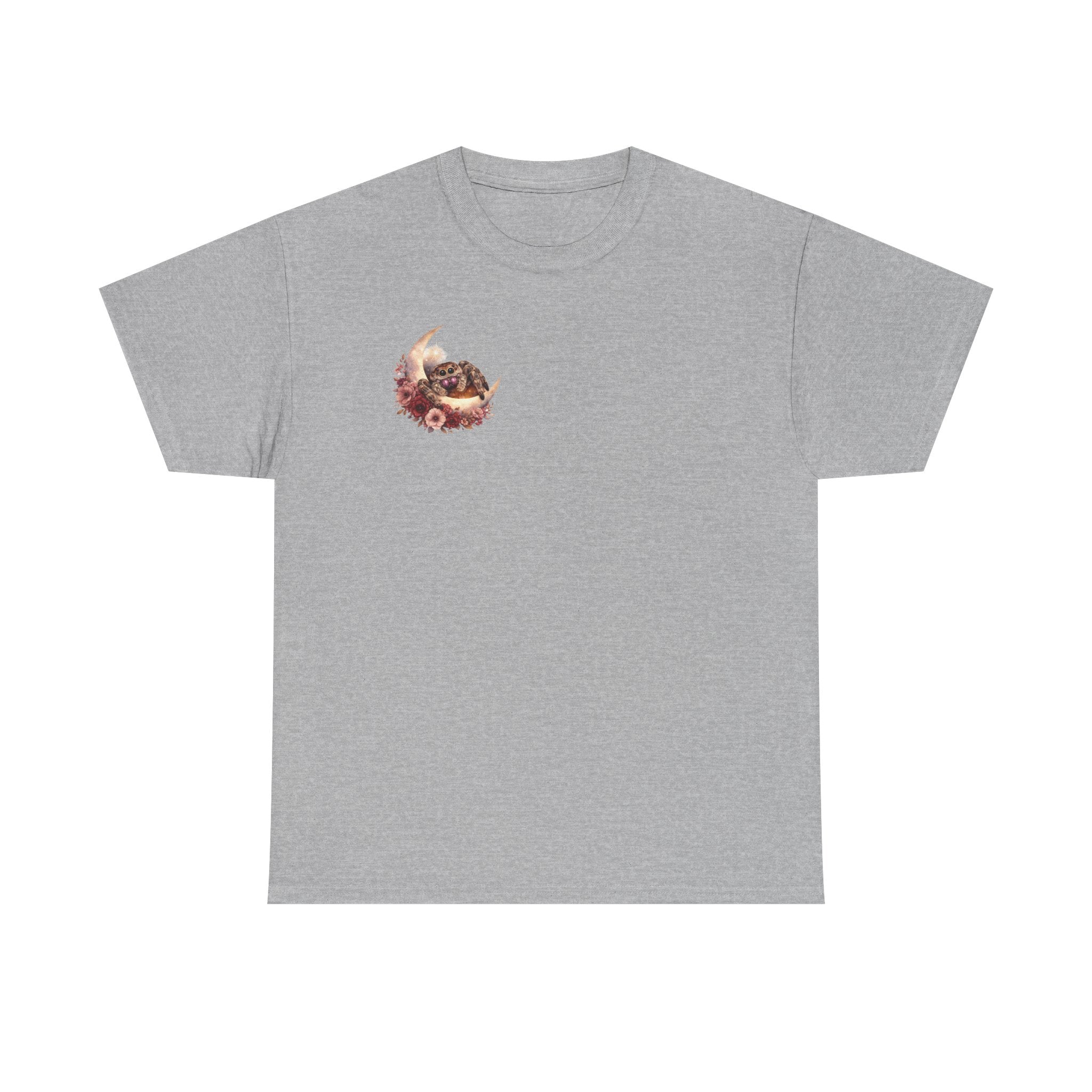 Moonlit Spoodies Tee — Minimal Sorsha Front Graphic with Logo & Slogan Back