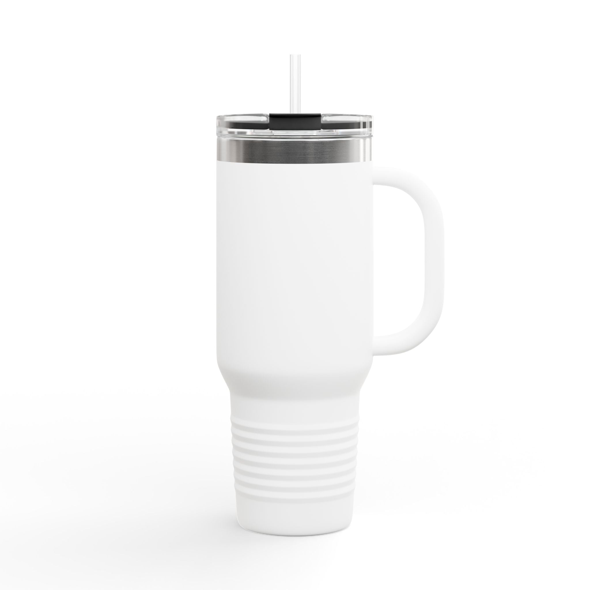 40oz Insulated Travel Mug — 'Moonlit Spoodies' Jumping Spider Design