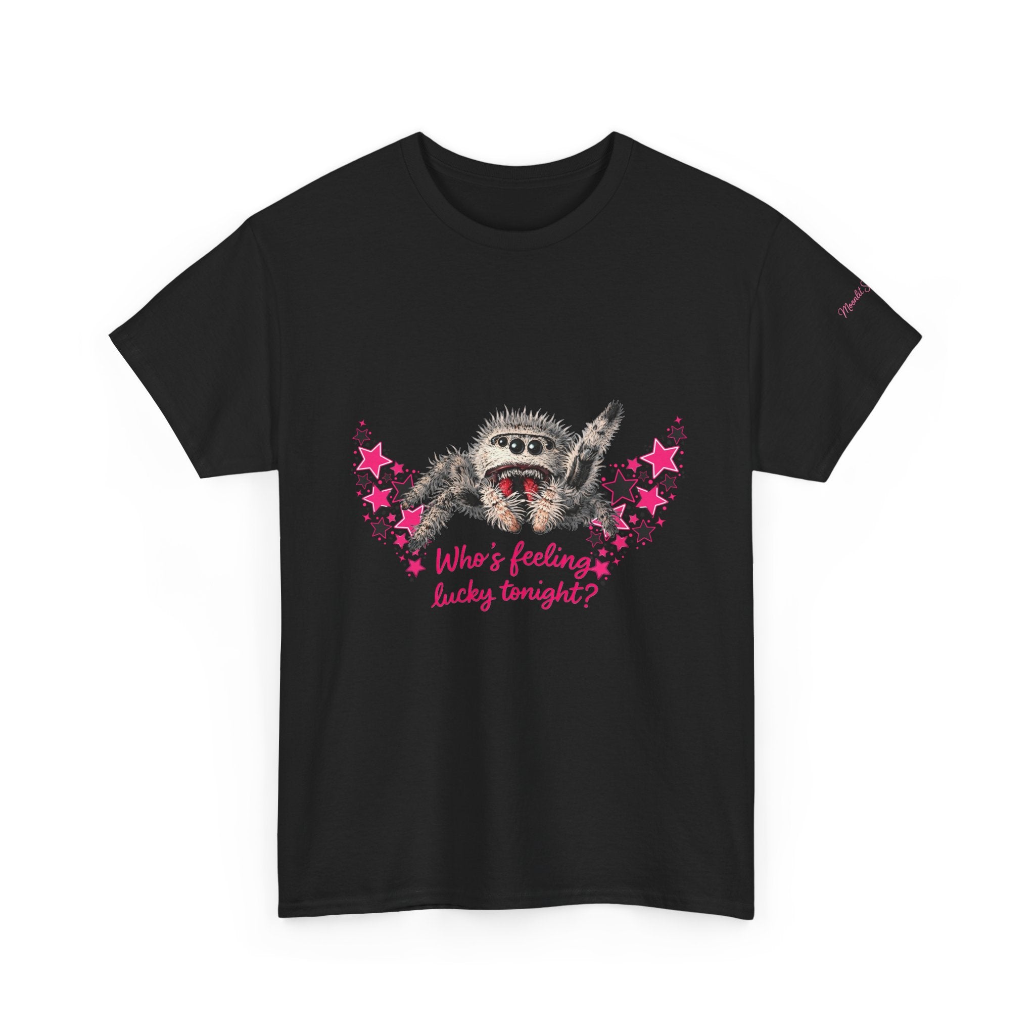 Who’s Feeling Lucky Tonight Spider T-Shirt — Lucky the Spider Graphic Tee