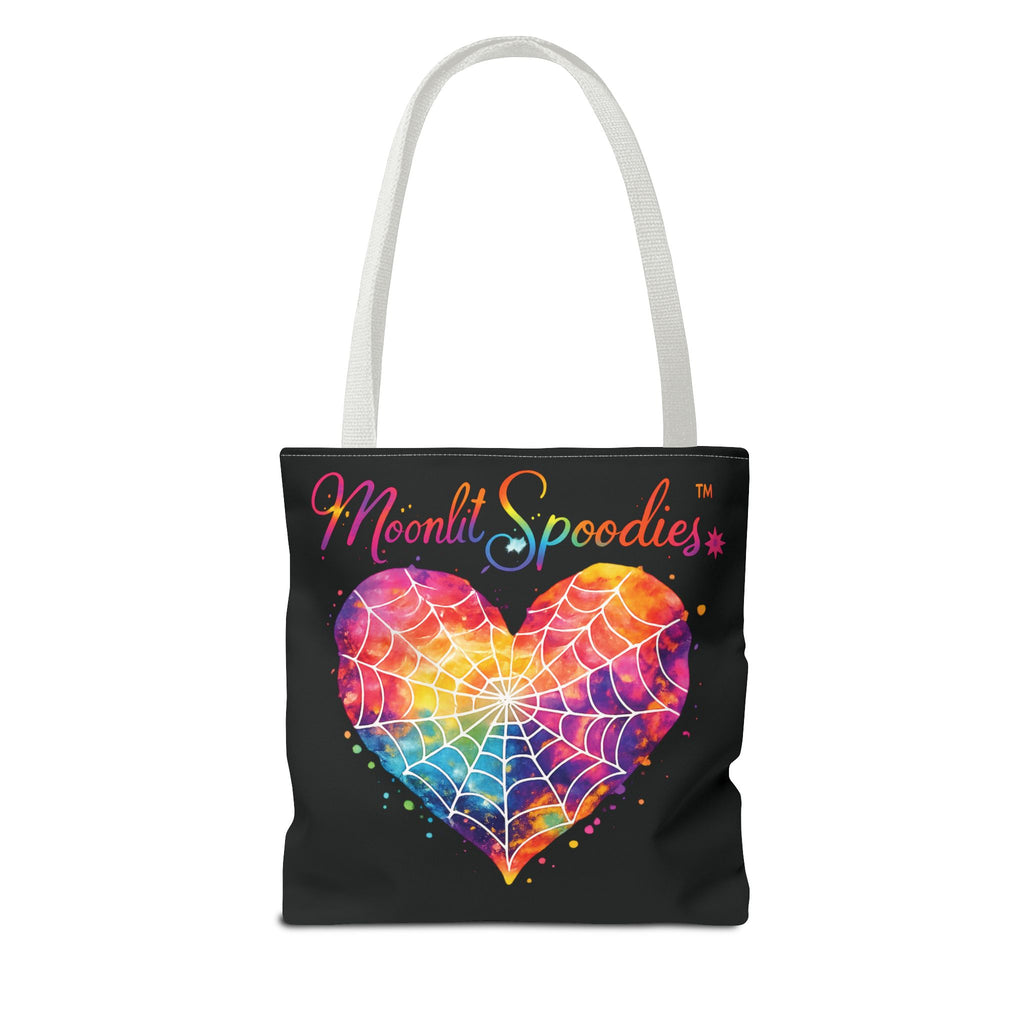 Moonlit Spoodies Rainbow Heart Tote Bag
