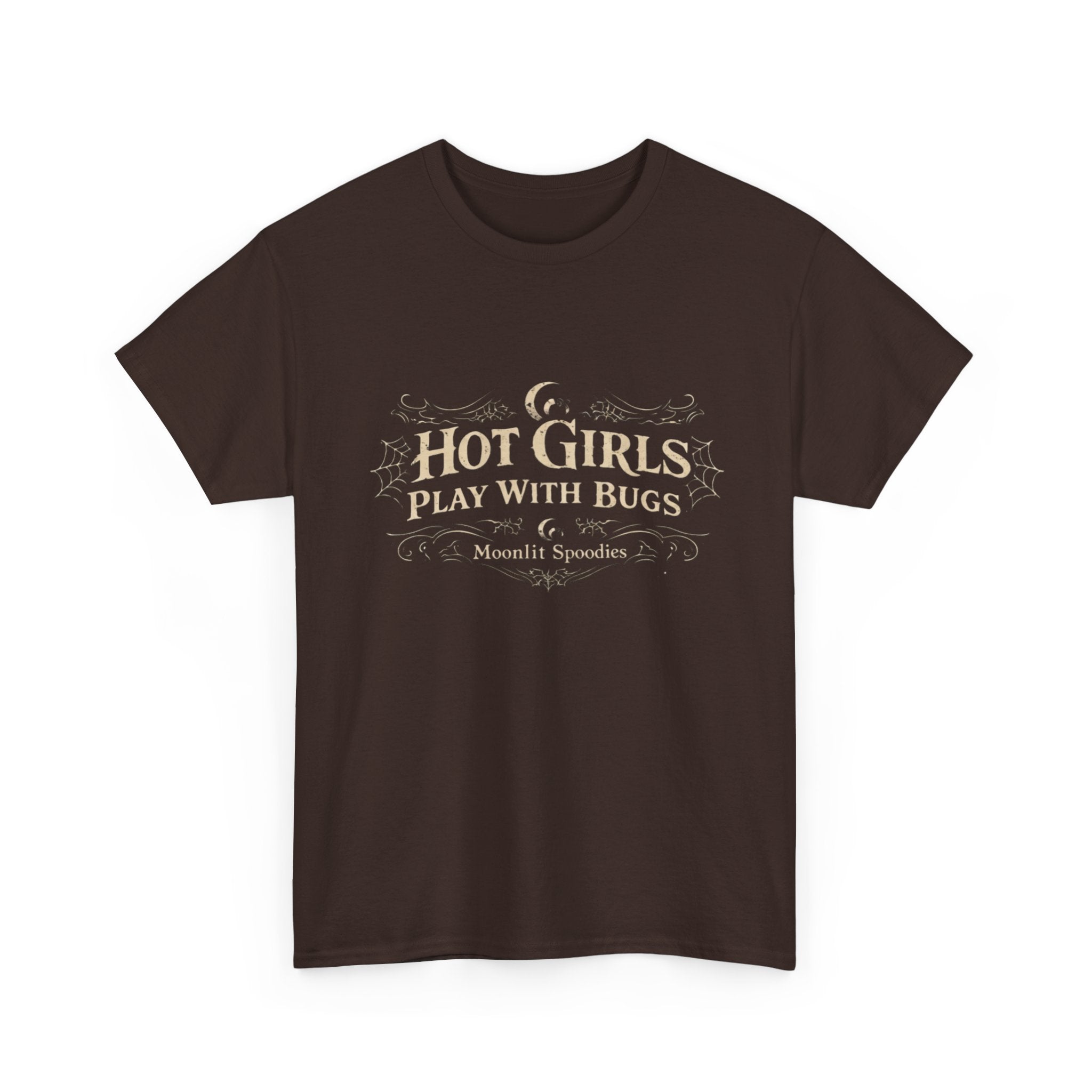 Bug Lover T-Shirt – “Hot Girls Play With Bugs” Vintage-Inspired Graphic Tee