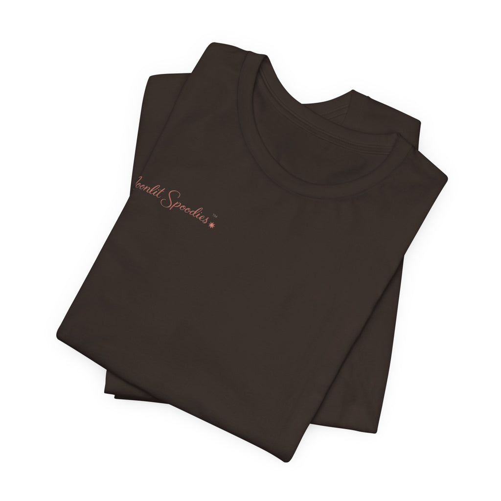 Jumping Spider Crescent Moon Tee — “Sorsha” Spoodies Moonlit Design