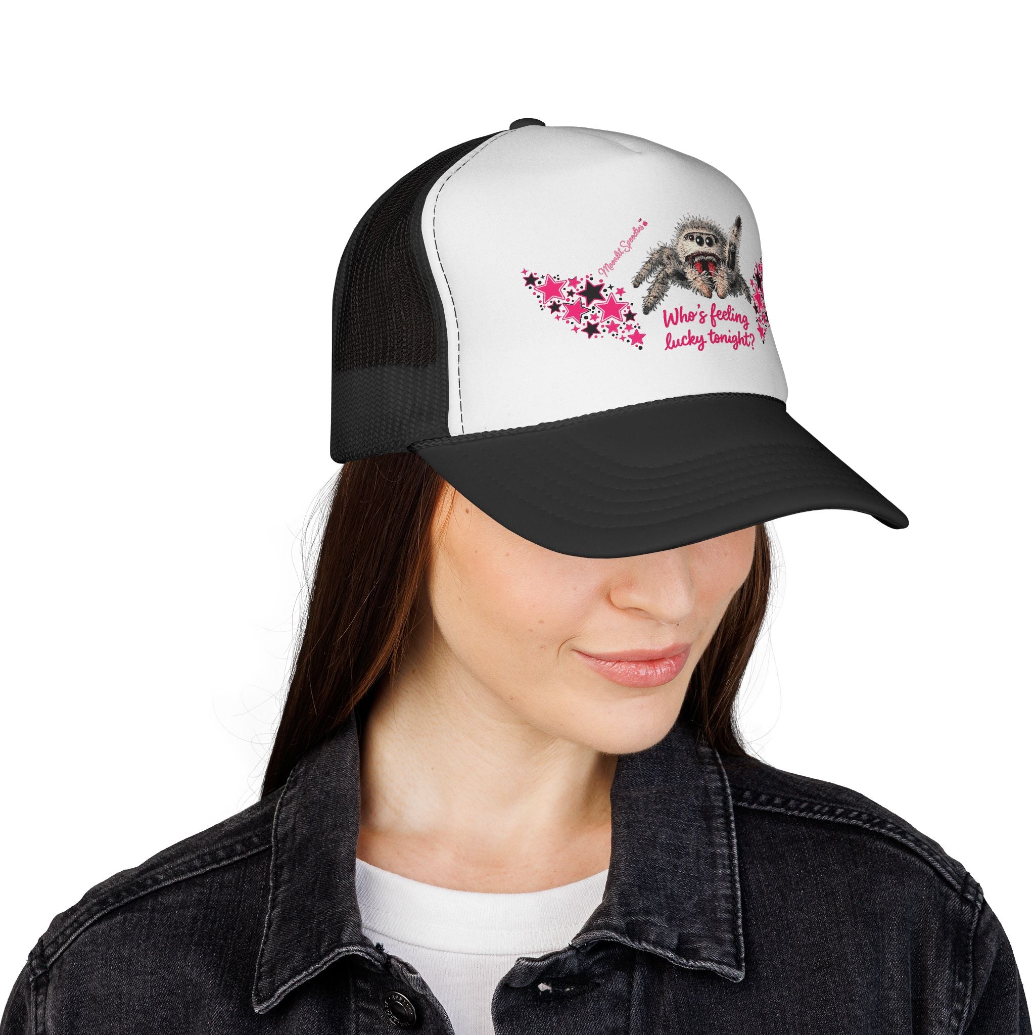 Trucker Cap — 'Who's Feeling Lucky Tonight' Lucky Spider