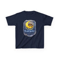 Kids Tee — 'Moonlit Speeders' Cute Moon & Turtle Night Sky Graphic