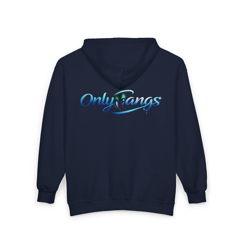Parody Zip Hoodie — 'OnlyFangs' Full-Zip Sweatshirt