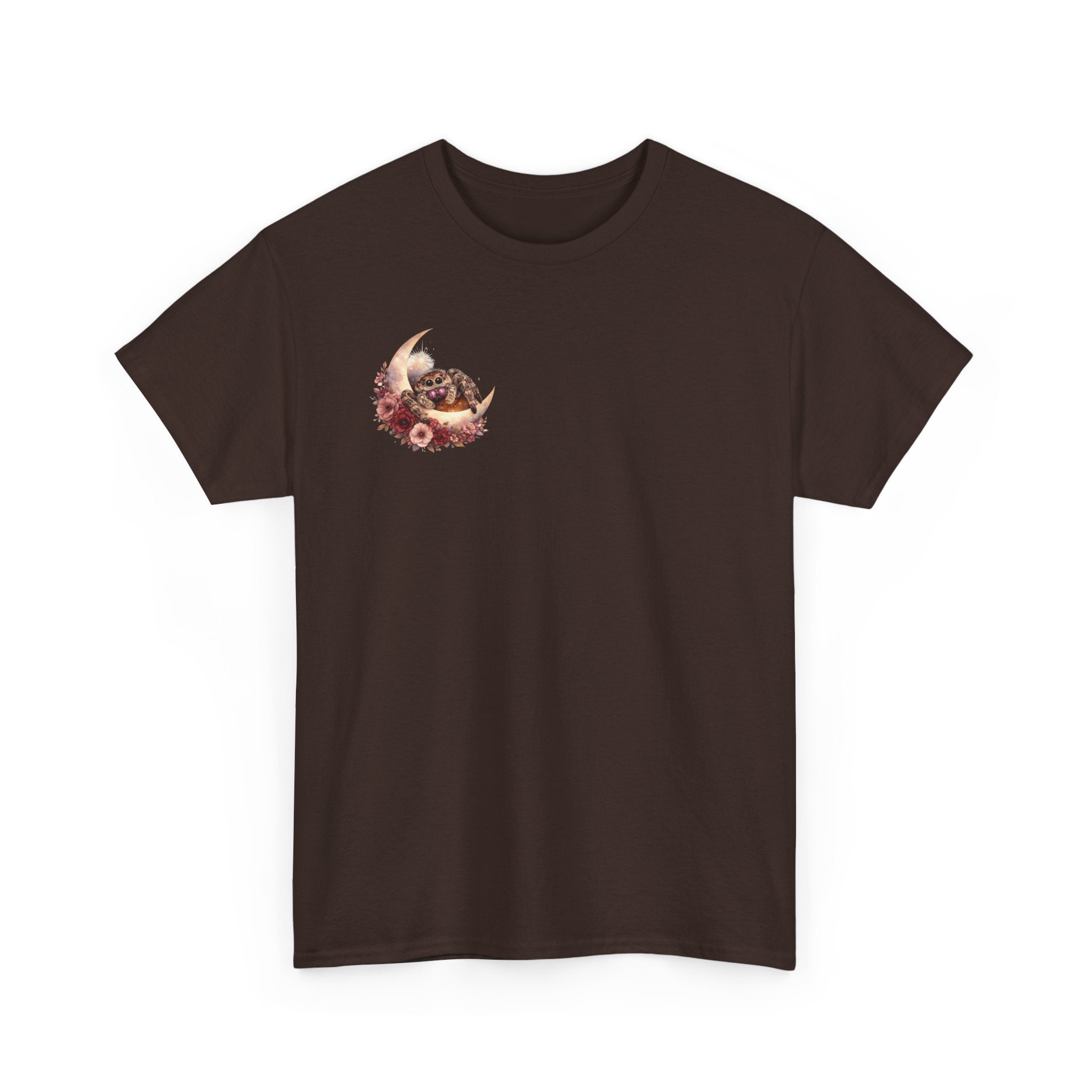 Moonlit Spoodies Tee — Minimal Sorsha Front Graphic with Logo & Slogan Back