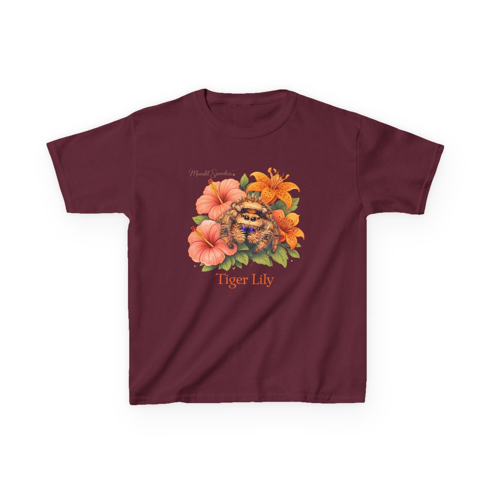 Kids Tee — Tiger Lily Floral Graphic