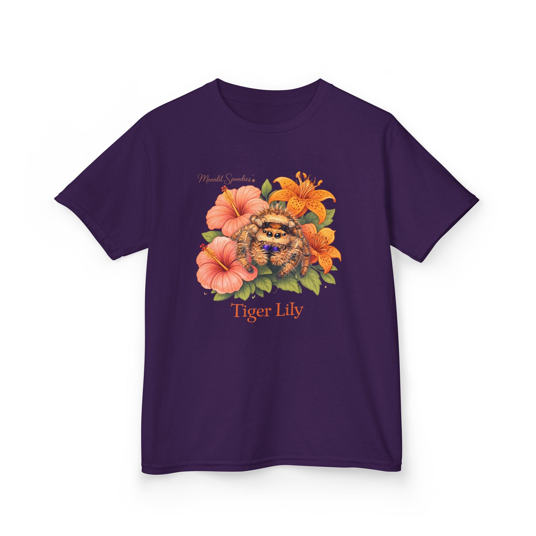 Kids Tee — Tiger Lily Floral Graphic