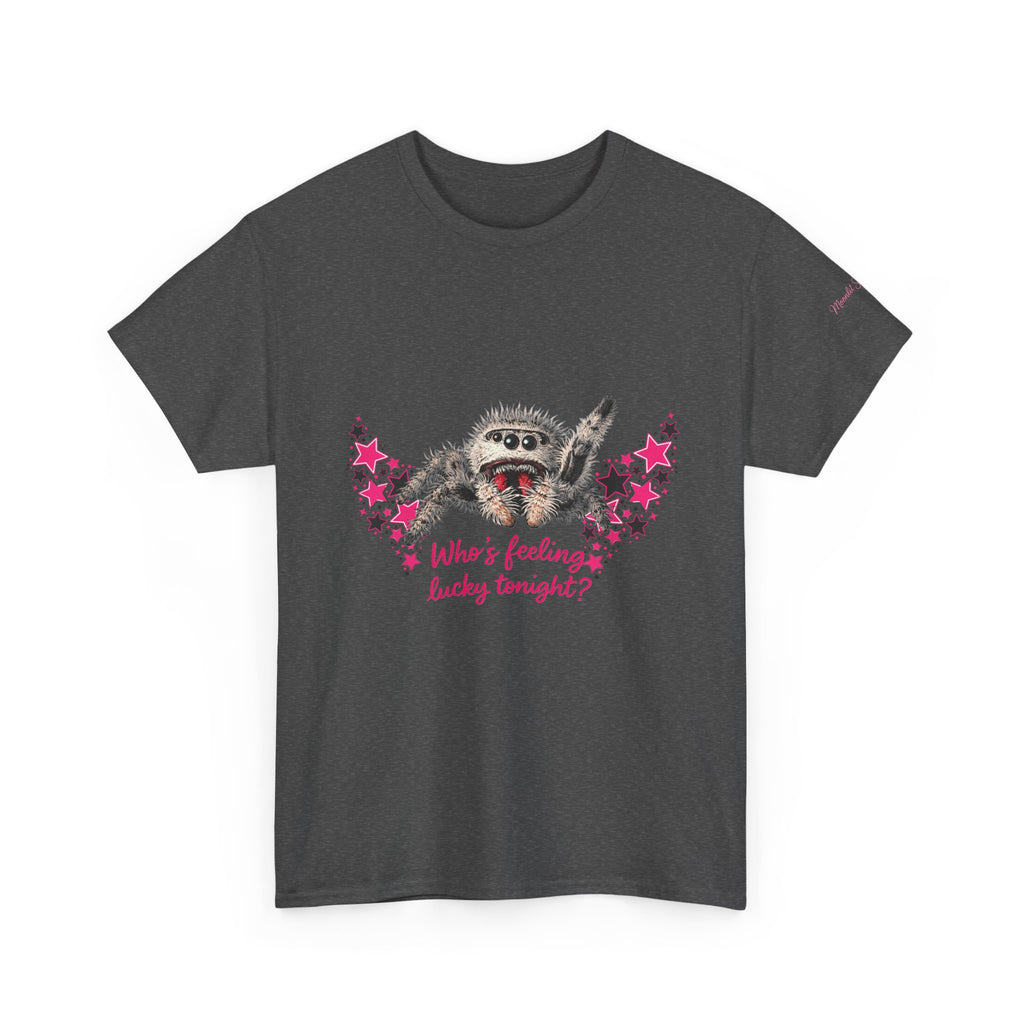 Who’s Feeling Lucky Tonight Spider T-Shirt — Lucky the Spider Graphic Tee