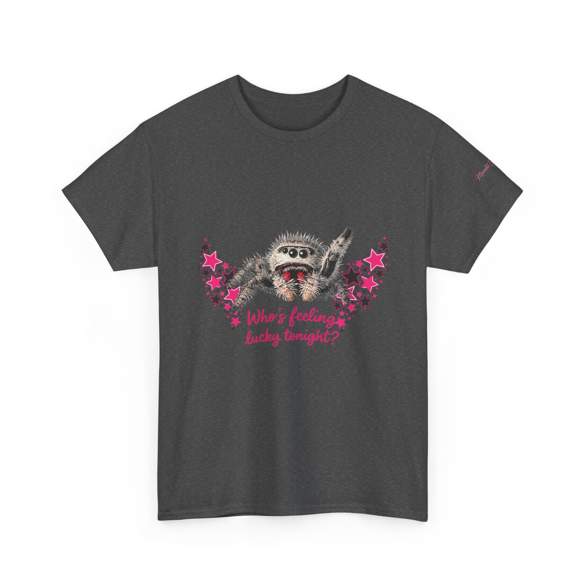 Who’s Feeling Lucky Tonight Spider T-Shirt — Lucky the Spider Graphic Tee