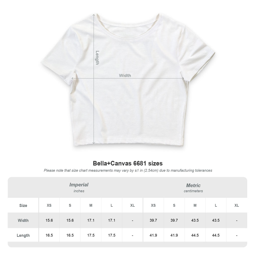 Only Fangs Women’s Crop Tee — Spoof Graphic Crop Top