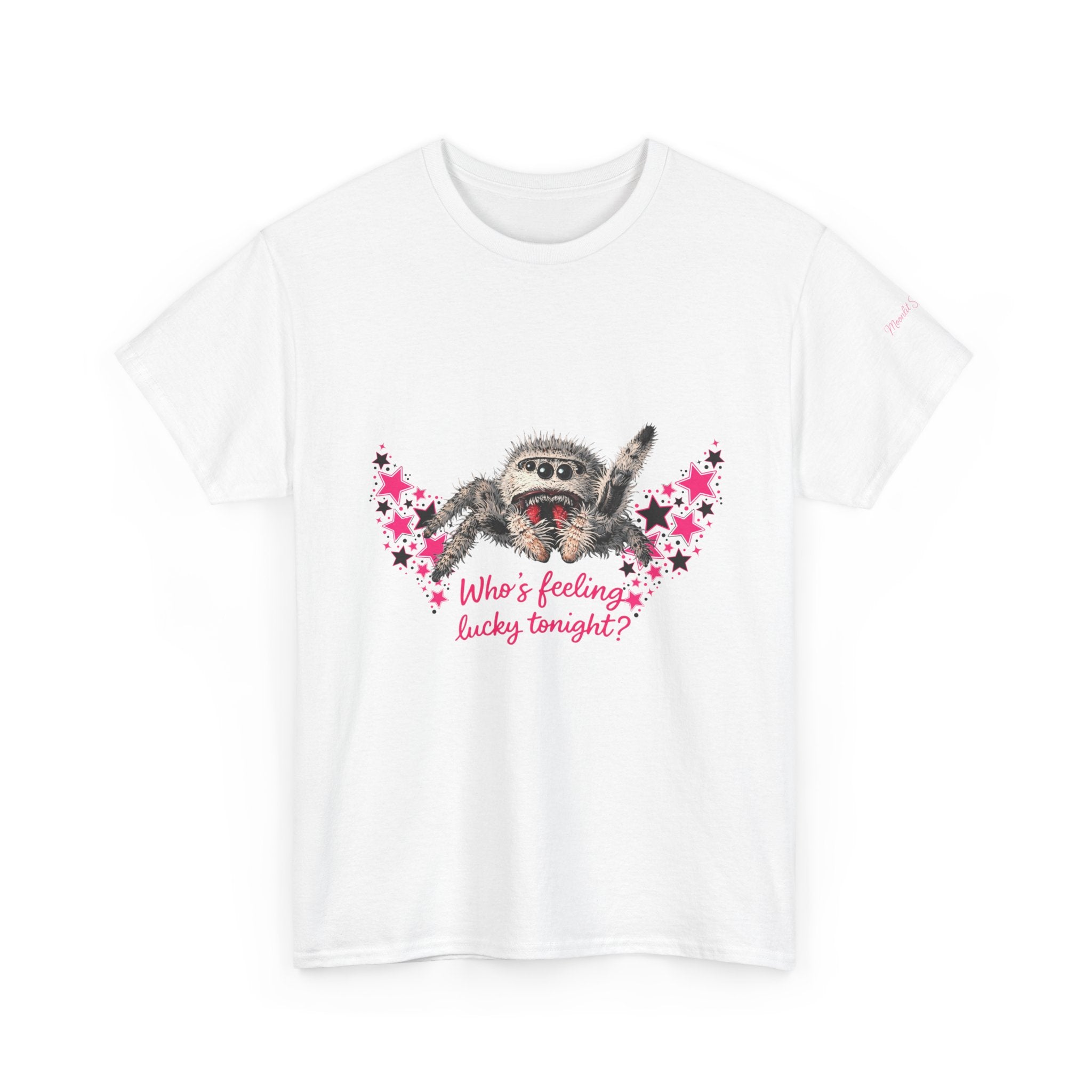Who’s Feeling Lucky Tonight Spider T-Shirt — Lucky the Spider Graphic Tee
