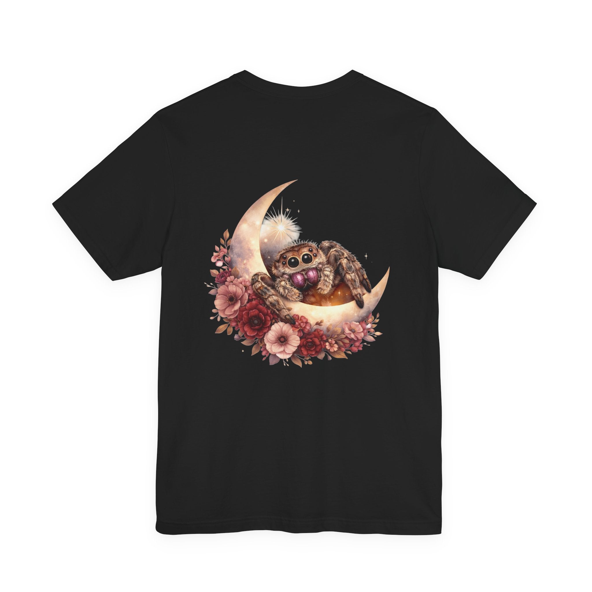 Jumping Spider Crescent Moon Tee — “Sorsha” Spoodies Moonlit Design