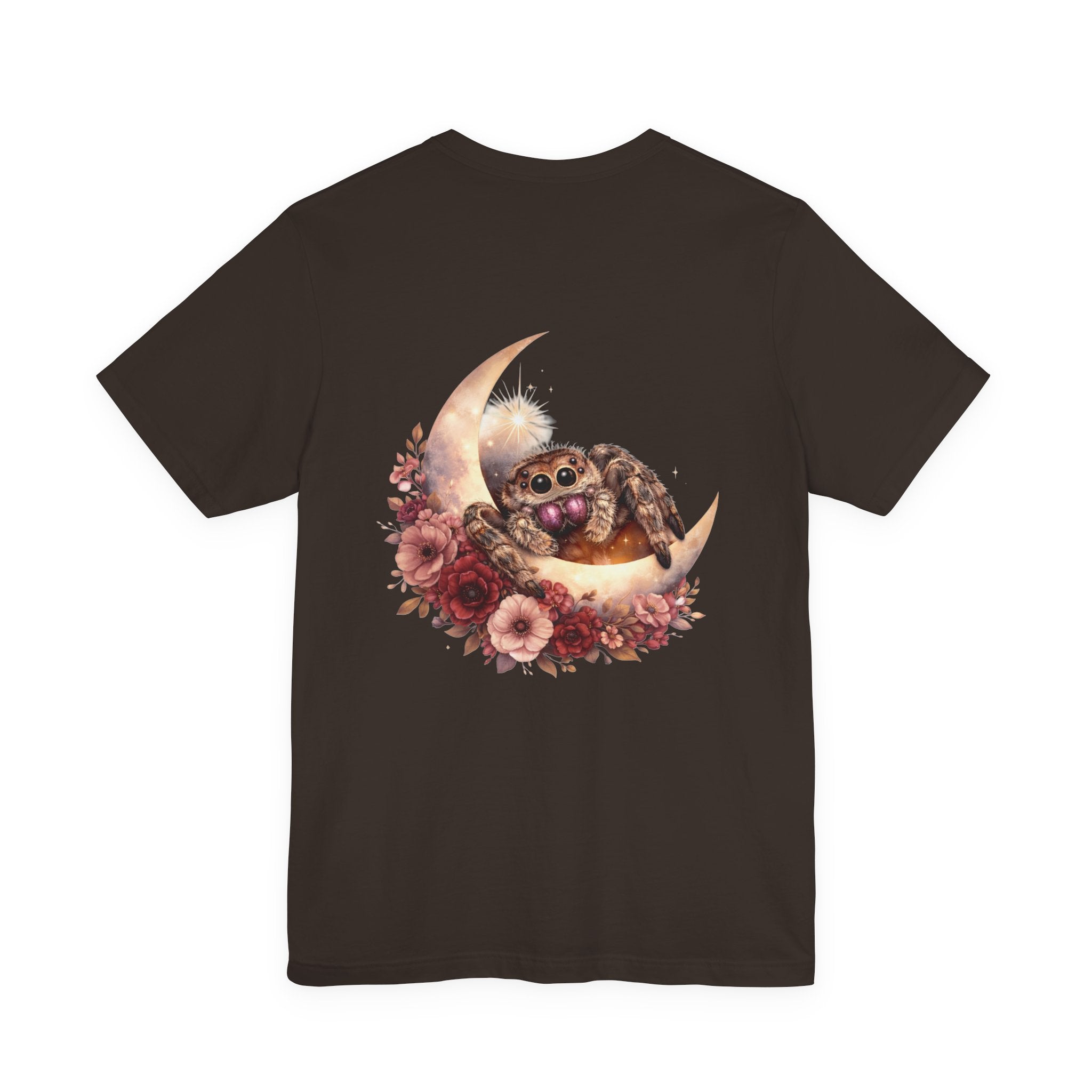 Jumping Spider Crescent Moon Tee — “Sorsha” Spoodies Moonlit Design