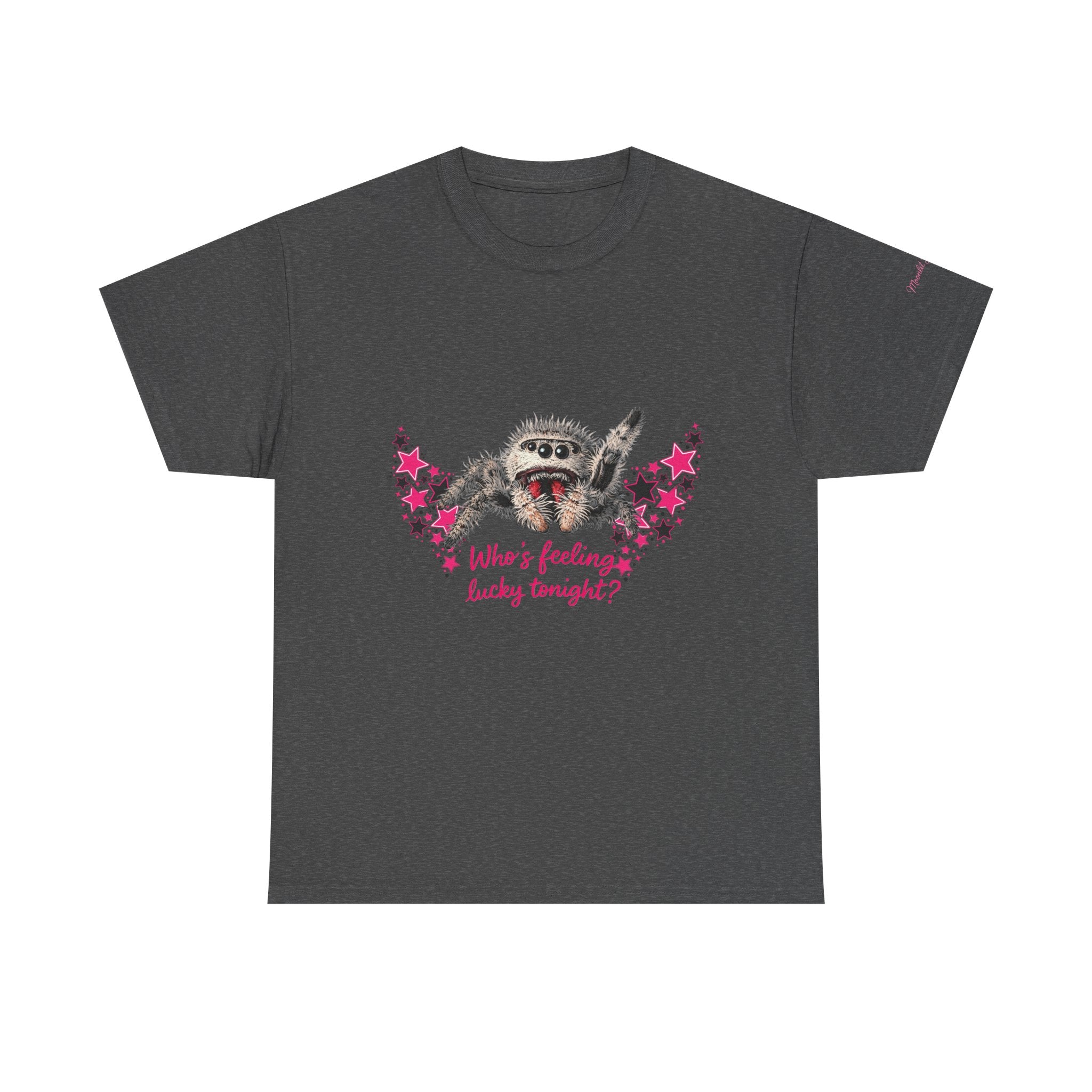Who’s Feeling Lucky Tonight Spider T-Shirt — Lucky the Spider Graphic Tee