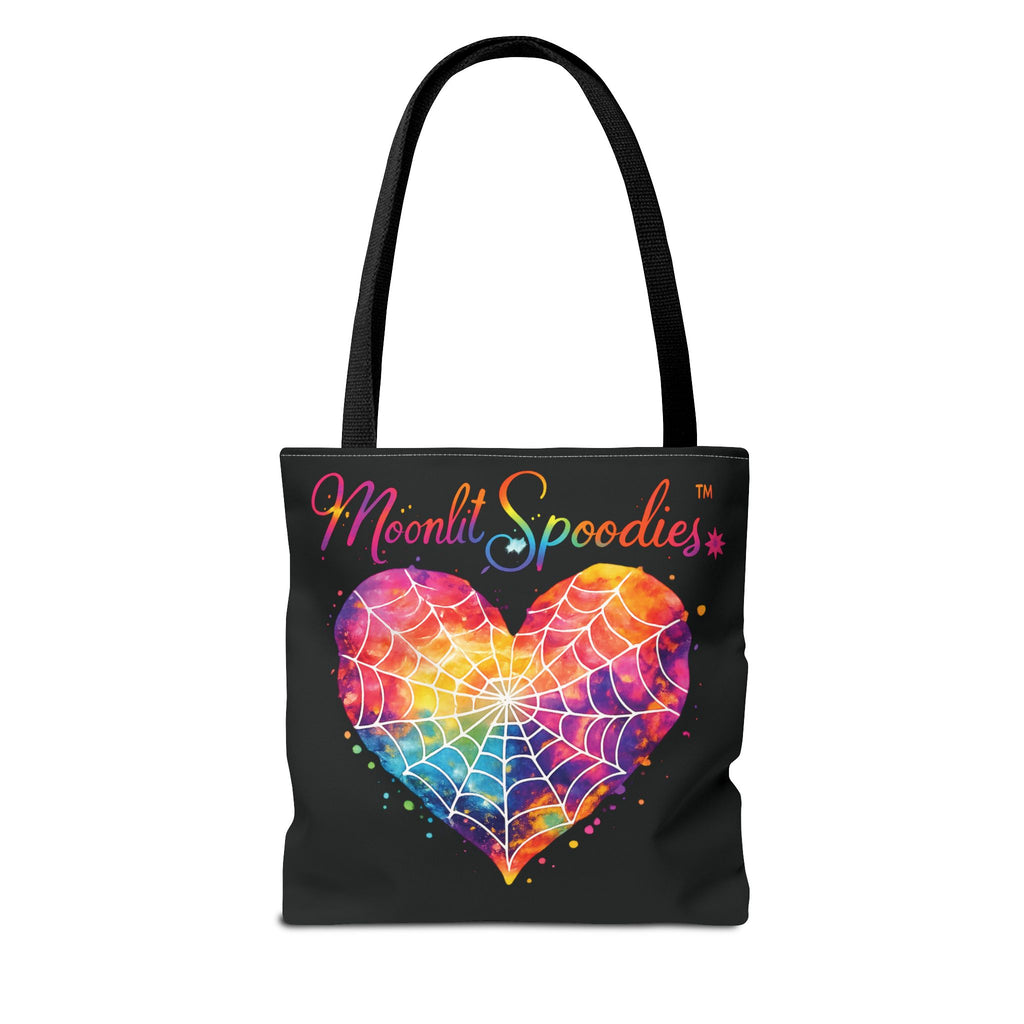 Moonlit Spoodies Rainbow Heart Tote Bag