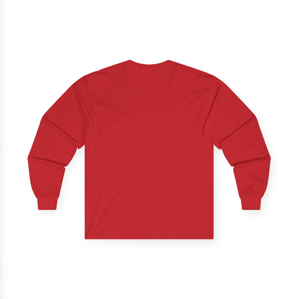 Long Sleeve Tee — Funny Spider Illustration with Caption “Is that a caterpillar or a makeup brush?”