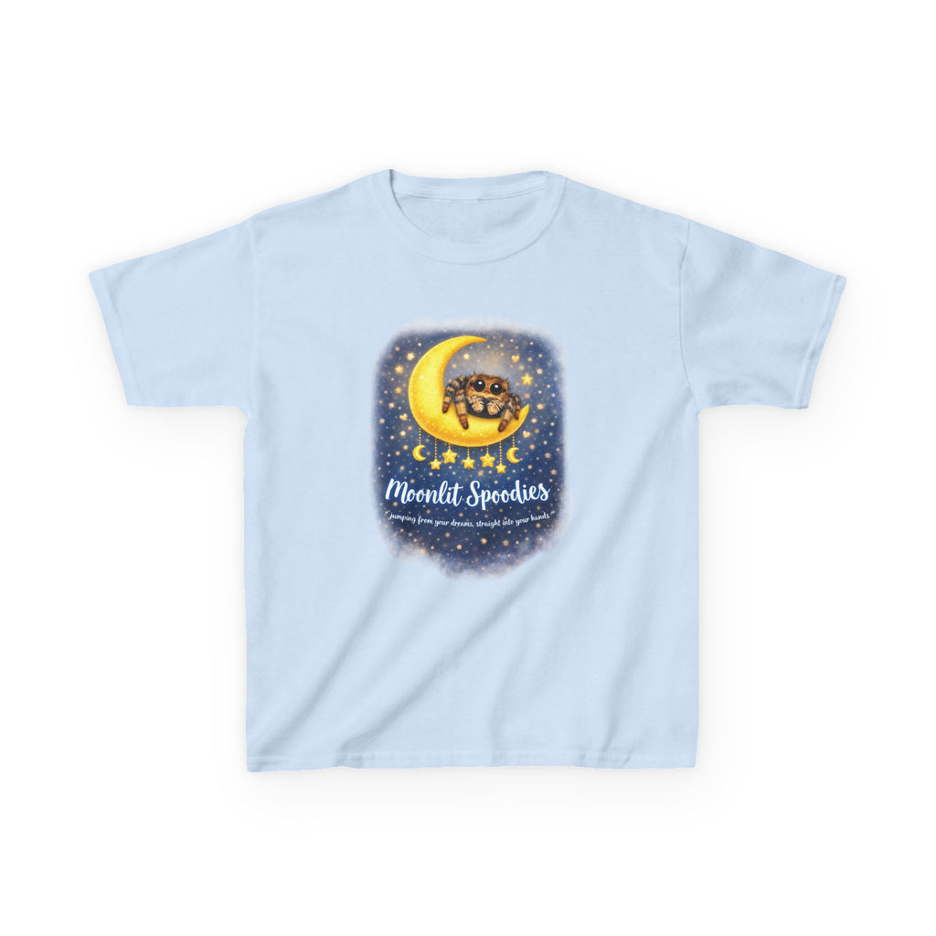 Kids Tee — 'Moonlit Speeders' Cute Moon & Turtle Night Sky Graphic