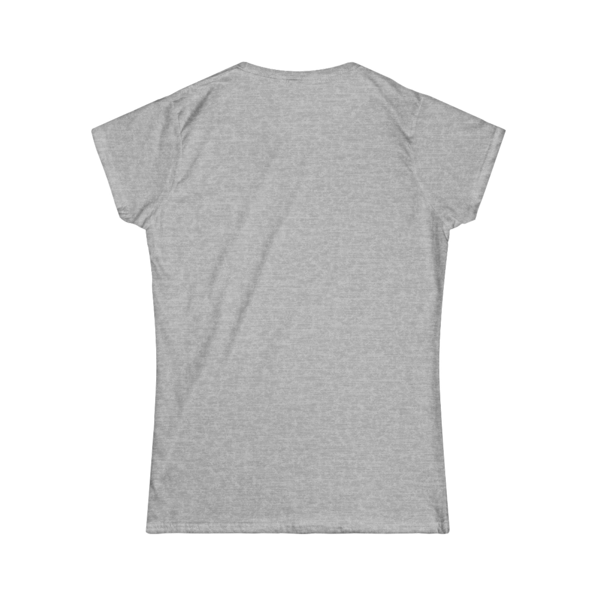 Women's Tee — Sorsha the Jumping Spider on Crescent Moon with Floral Bouquet