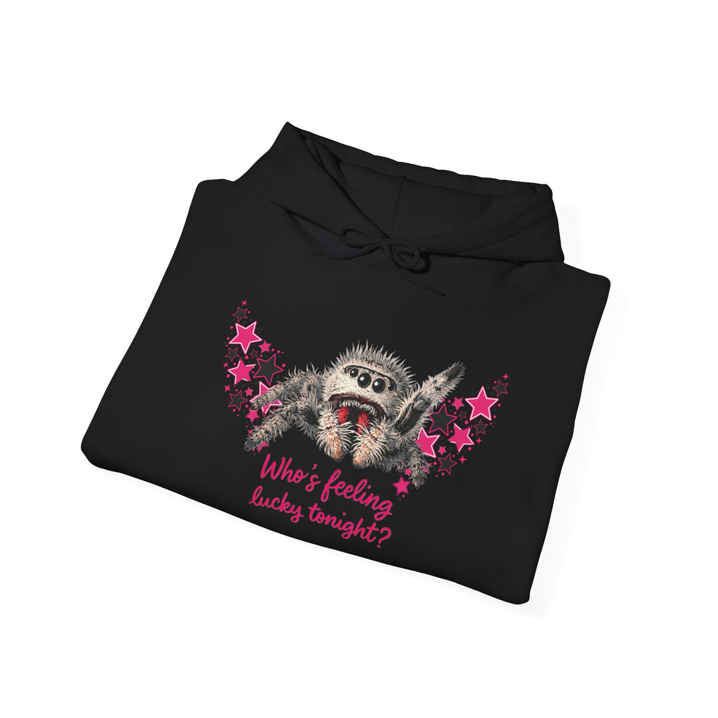Hoodie — Featuring Lucky “Who’s Feeling Lucky Tonight?” Plush Halloween Pullover