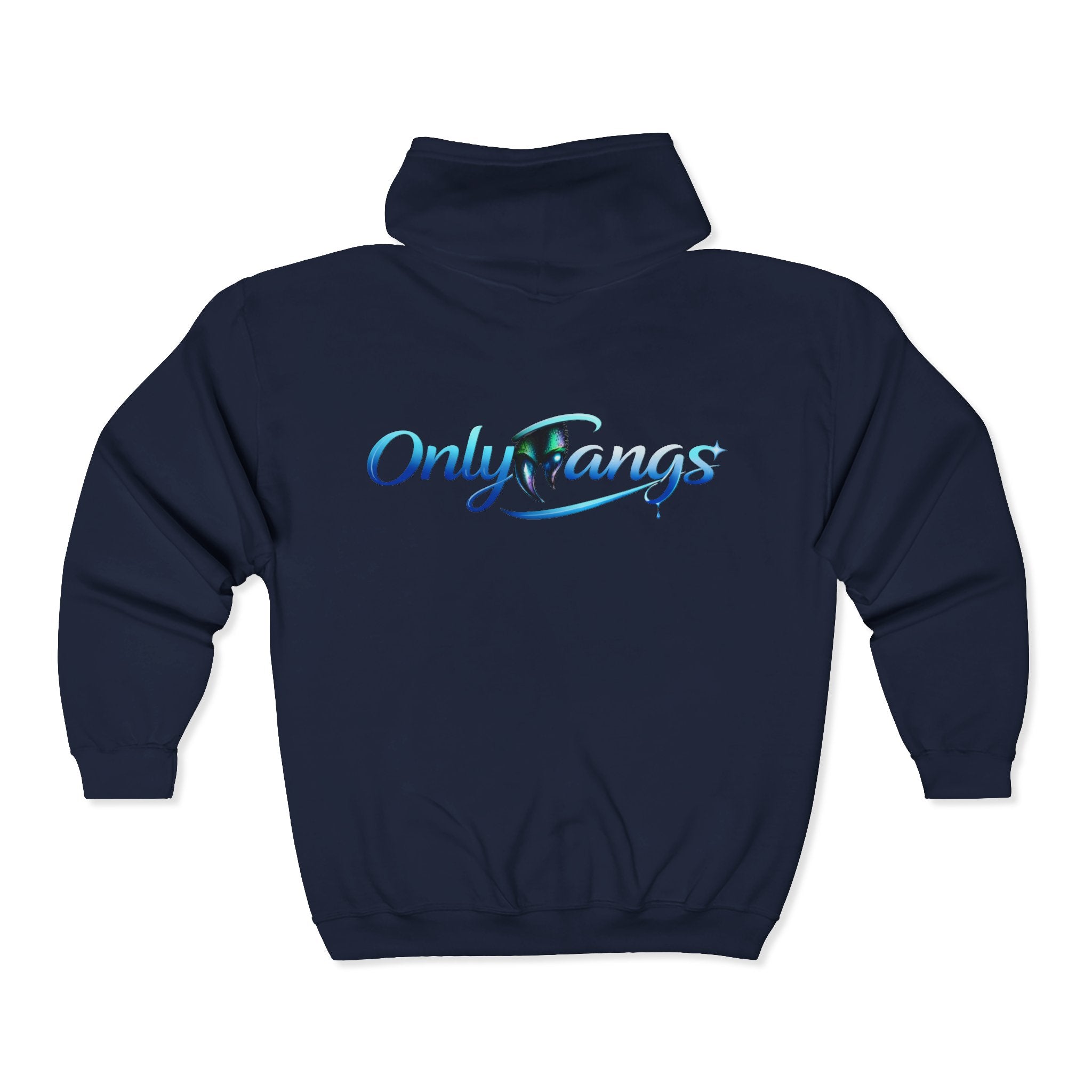 Parody Zip Hoodie — 'OnlyFangs' Full-Zip Sweatshirt