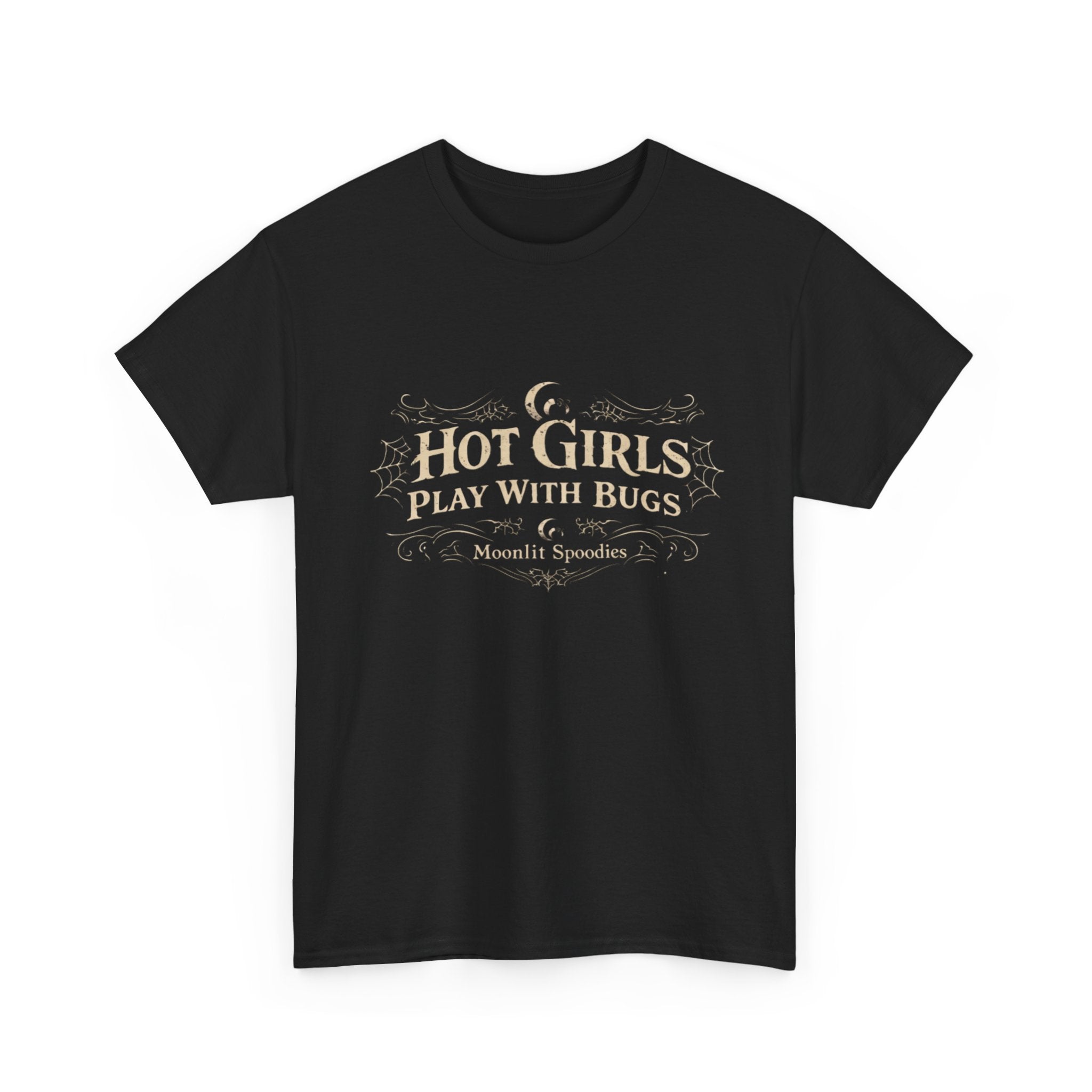 Bug Lover T-Shirt – “Hot Girls Play With Bugs” Vintage-Inspired Graphic Tee