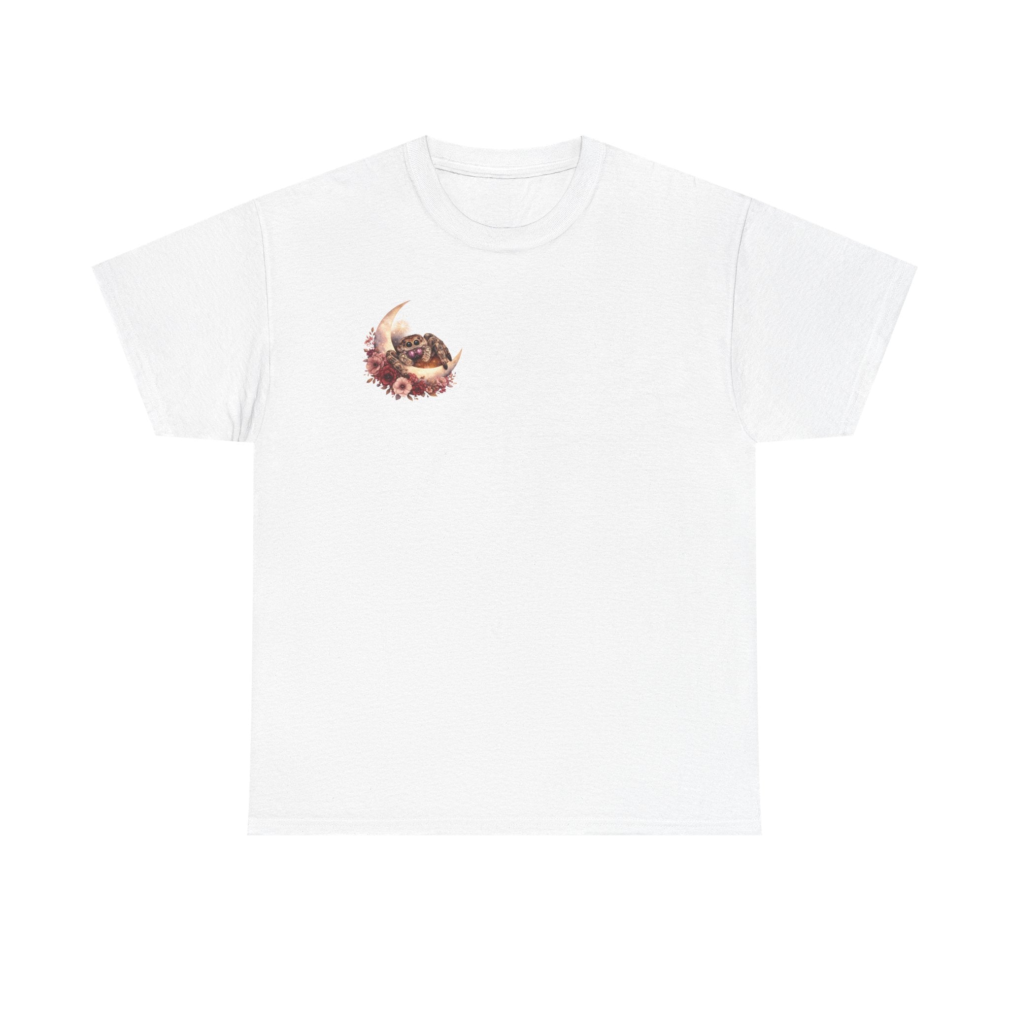 Moonlit Spoodies Tee — Minimal Sorsha Front Graphic with Logo & Slogan Back