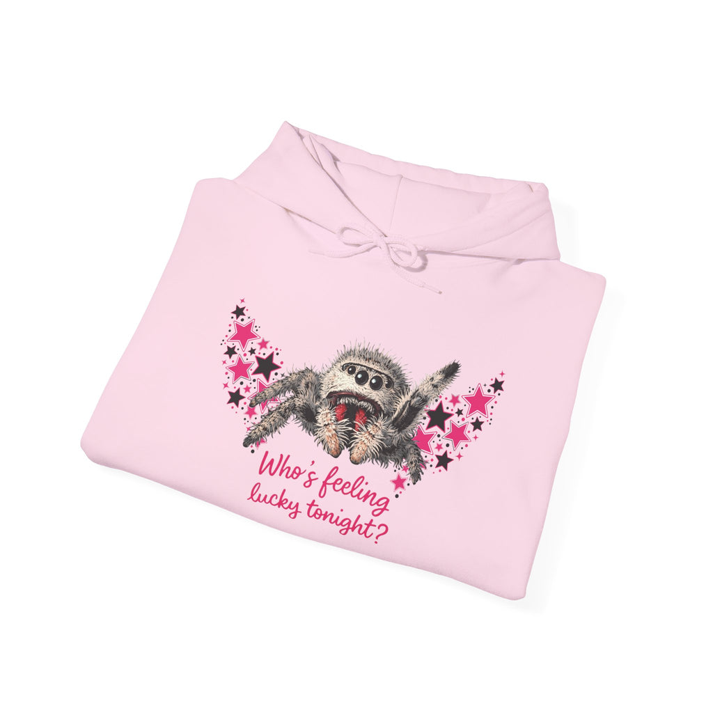 Hoodie — Featuring Lucky “Who’s Feeling Lucky Tonight?” Plush Halloween Pullover