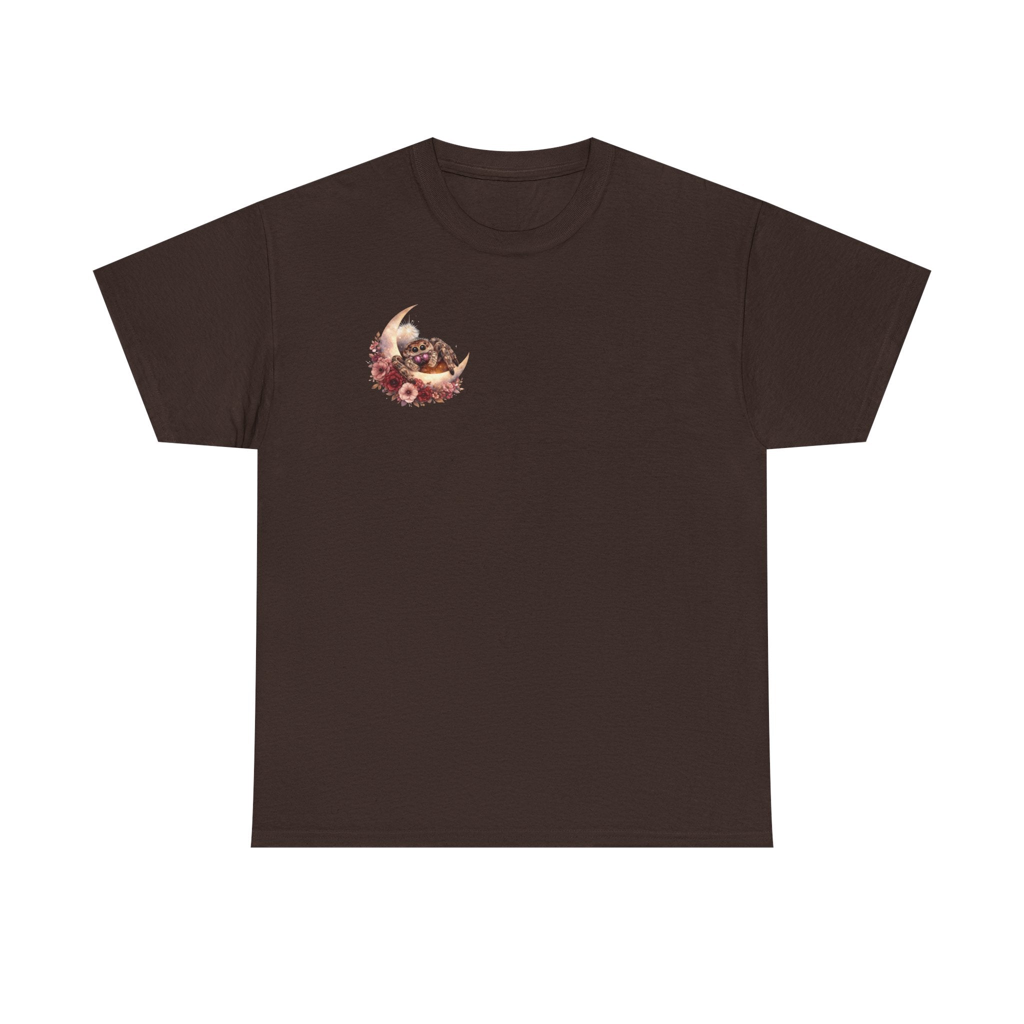 Moonlit Spoodies Tee — Minimal Sorsha Front Graphic with Logo & Slogan Back