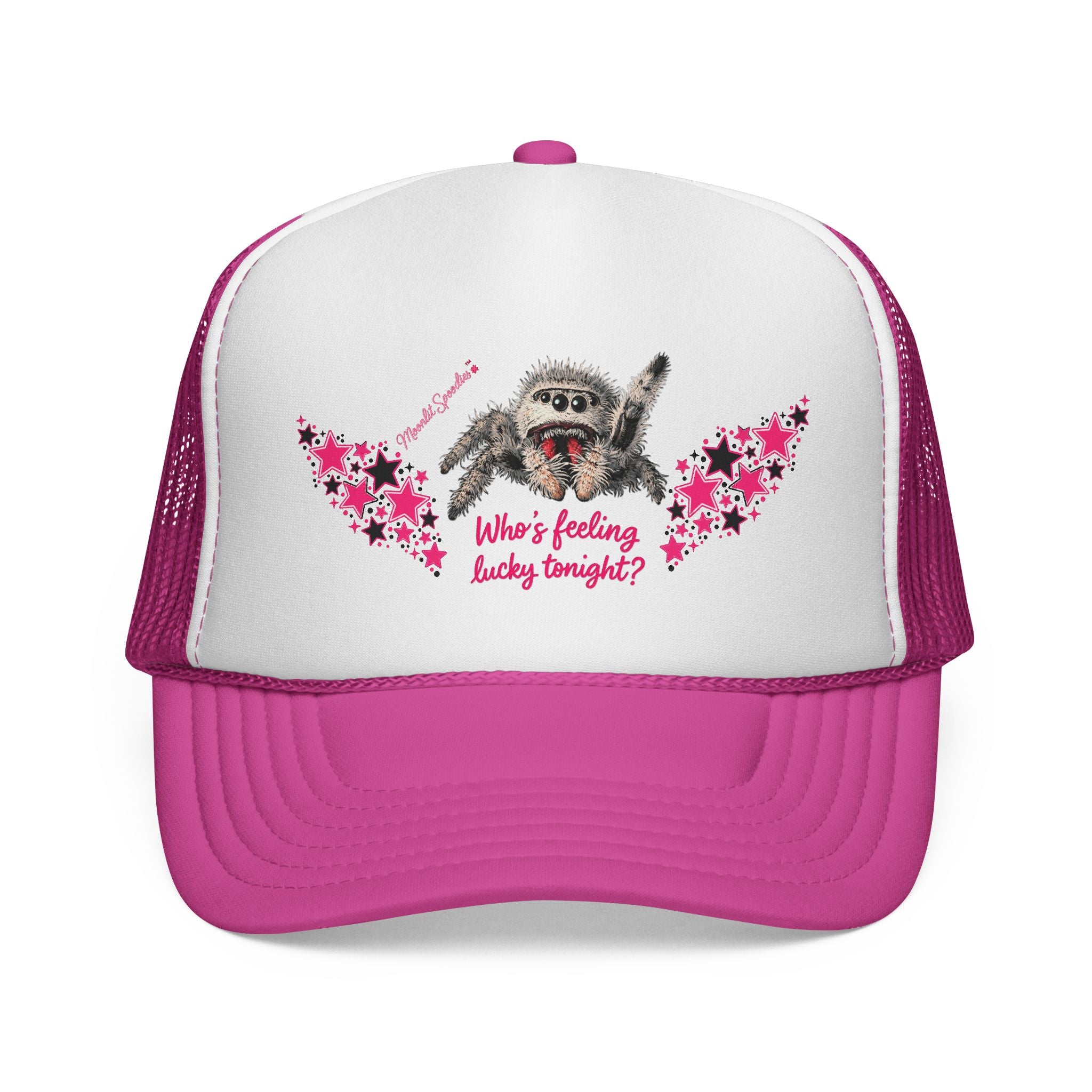 Trucker Cap — 'Who's Feeling Lucky Tonight' Lucky Spider