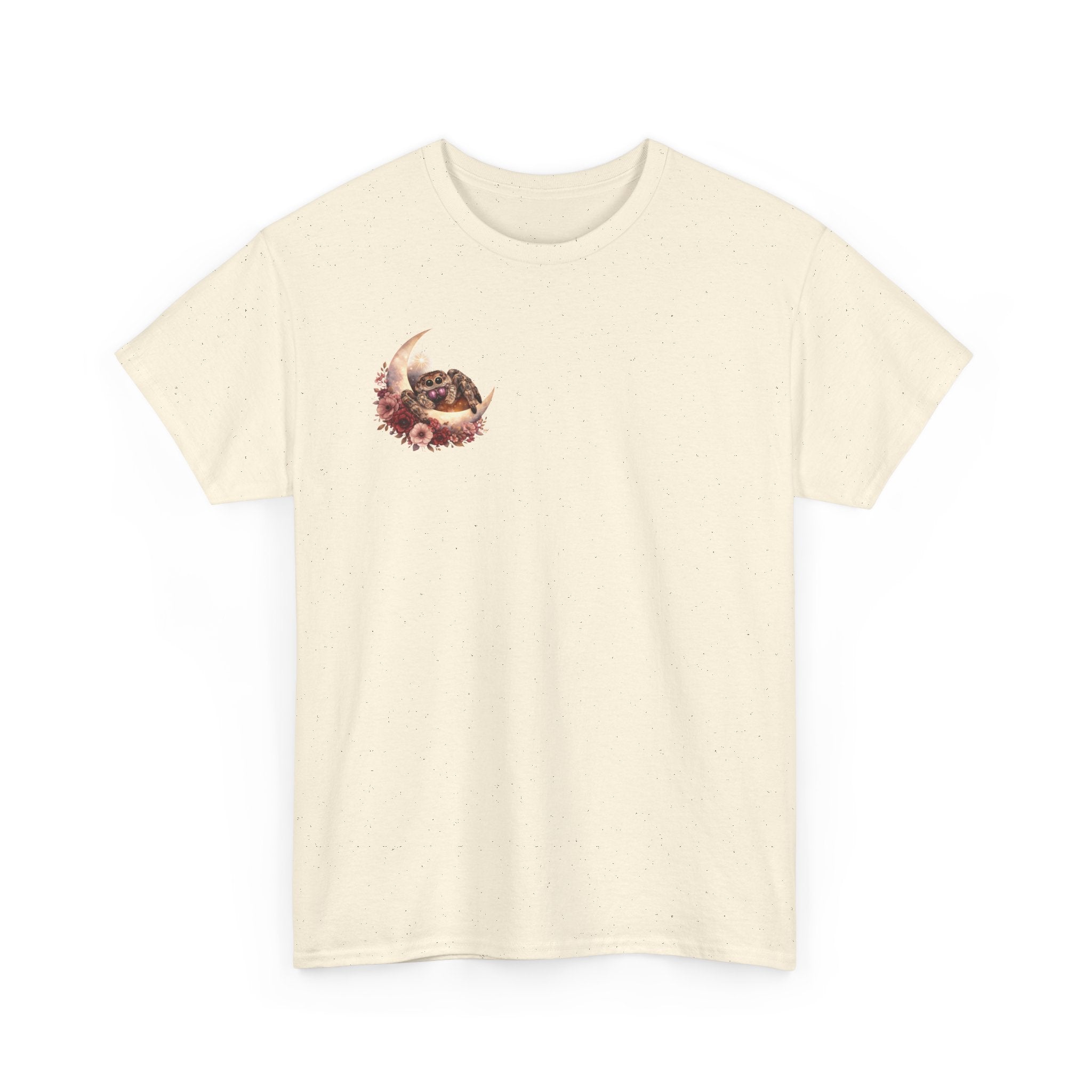 Moonlit Spoodies Tee — Minimal Sorsha Front Graphic with Logo & Slogan Back