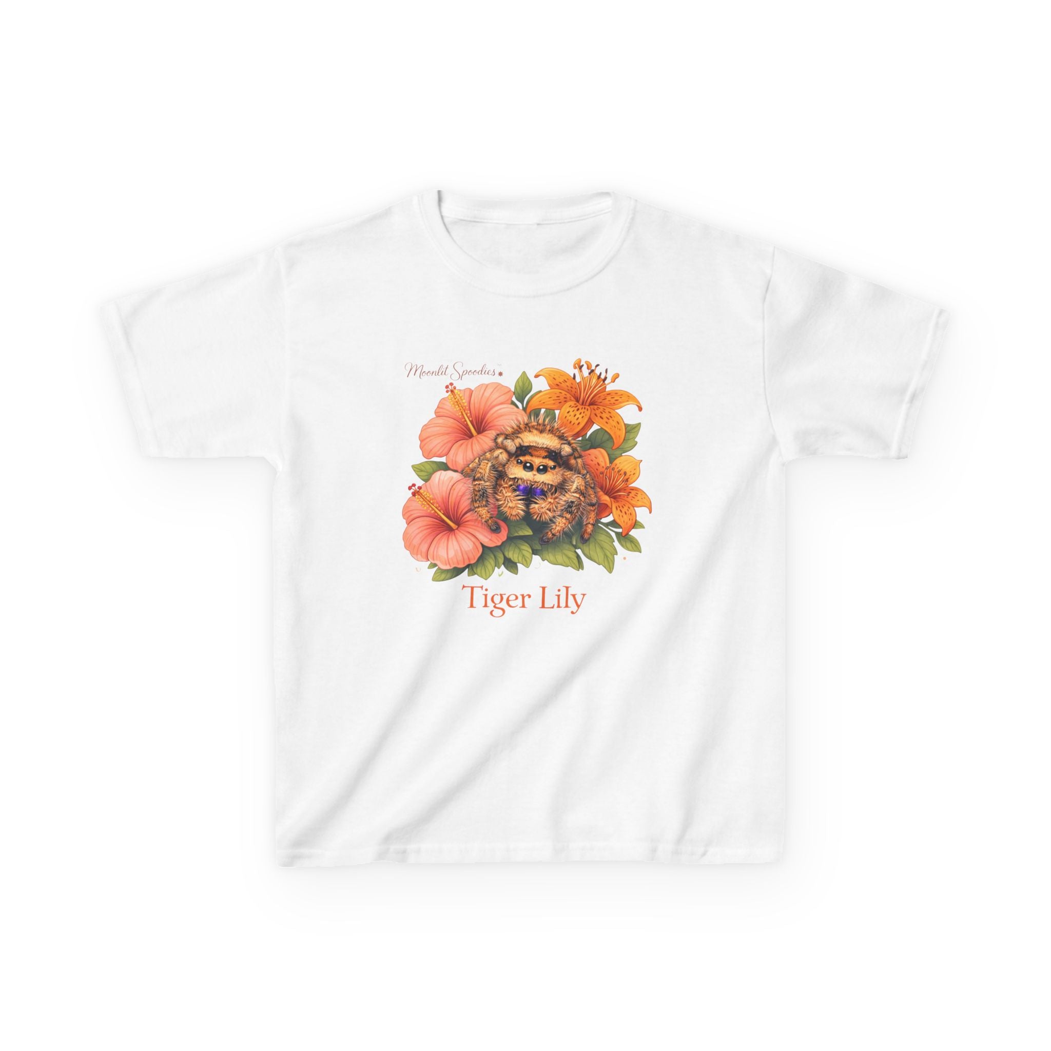 Kids Tee — Tiger Lily Floral Graphic