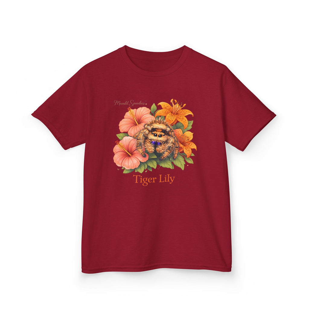Kids Tee — Tiger Lily Floral Graphic