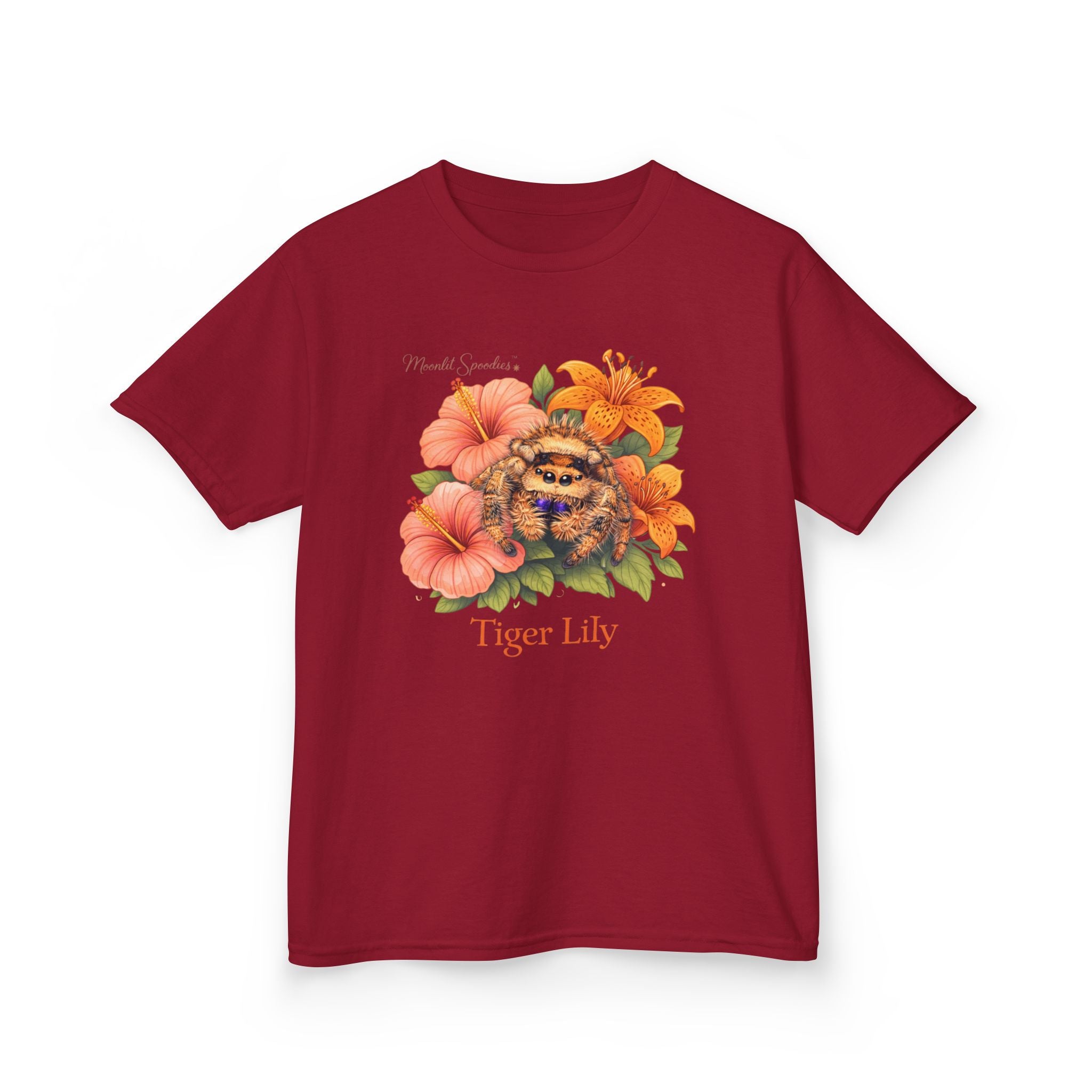 Kids Tee — Tiger Lily Floral Graphic