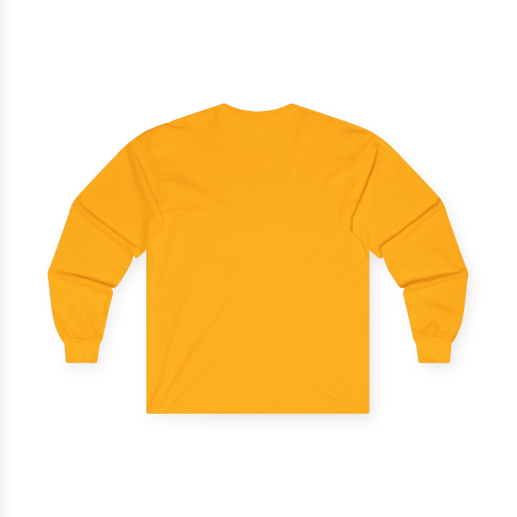 Long Sleeve Tee — Funny Spider Illustration with Caption “Is that a caterpillar or a makeup brush?”