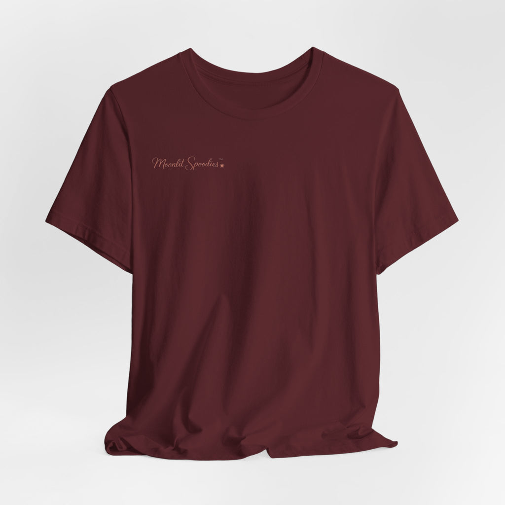 Jumping Spider Crescent Moon Tee — “Sorsha” Spoodies Moonlit Design