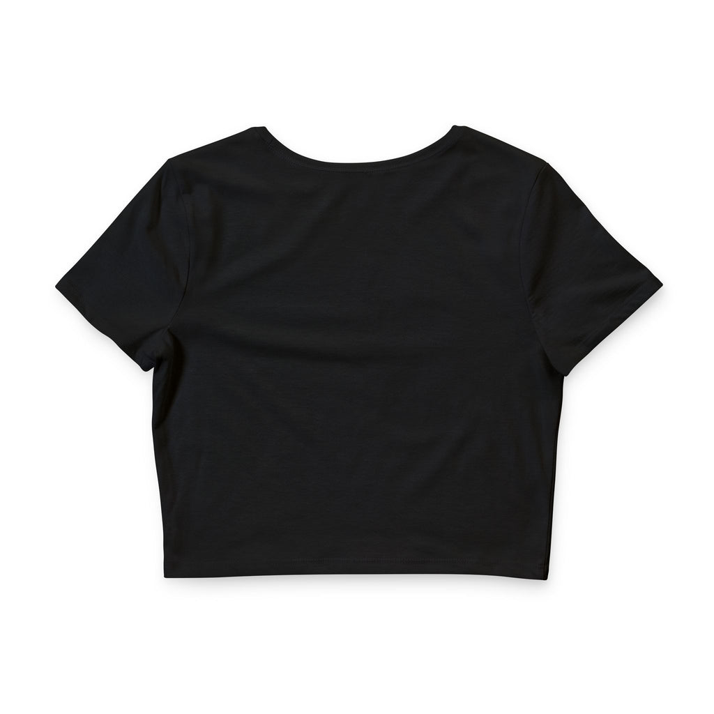 Only Fangs Women’s Crop Tee — Spoof Graphic Crop Top
