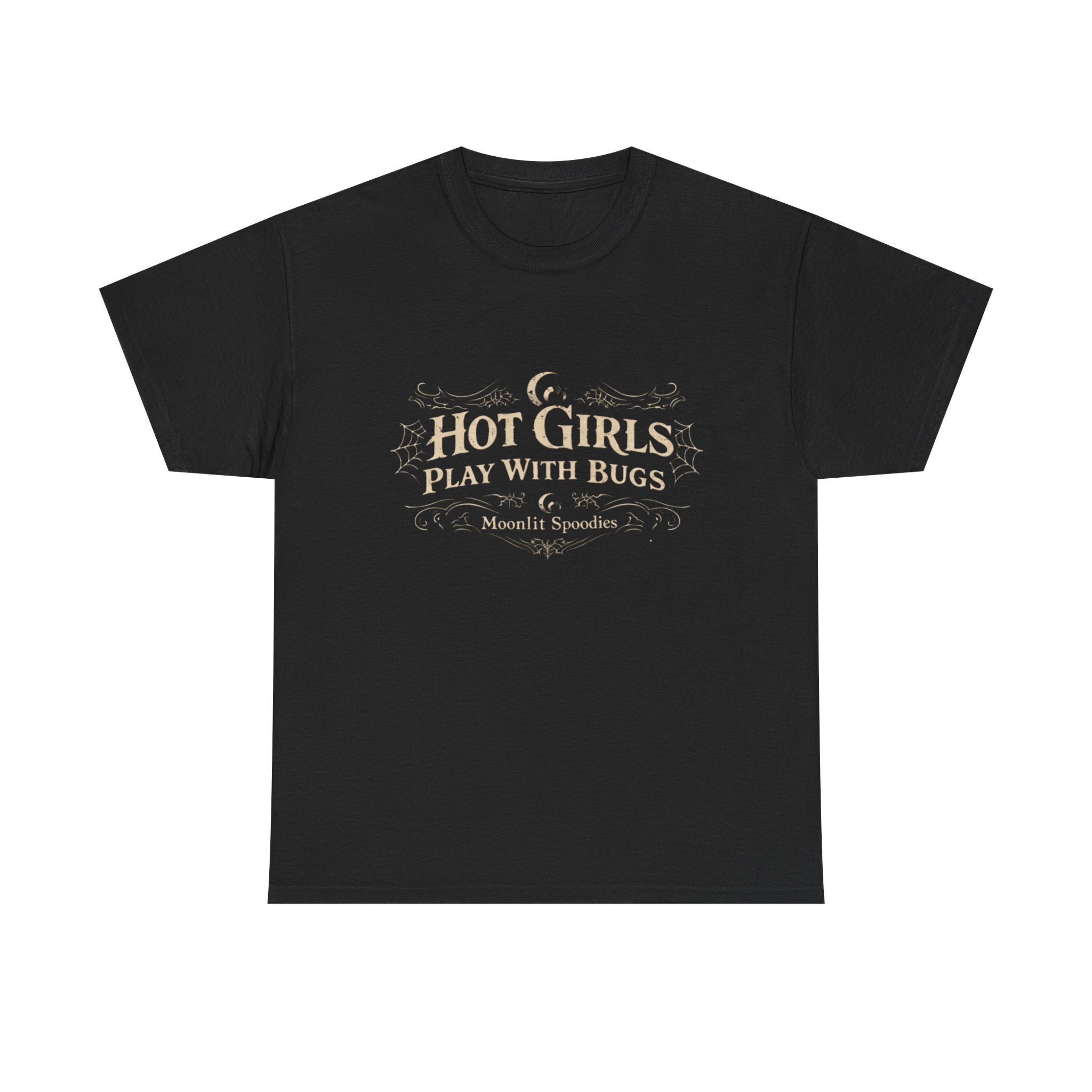 Bug Lover T-Shirt – “Hot Girls Play With Bugs” Vintage-Inspired Graphic Tee